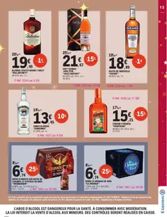 E.Leclerc - Prévisualisation de PASTIS DE MARSEILLE "RICARD", 45.00% vol. 1 L. valide à partir de 09.12.2025 | Page: 13