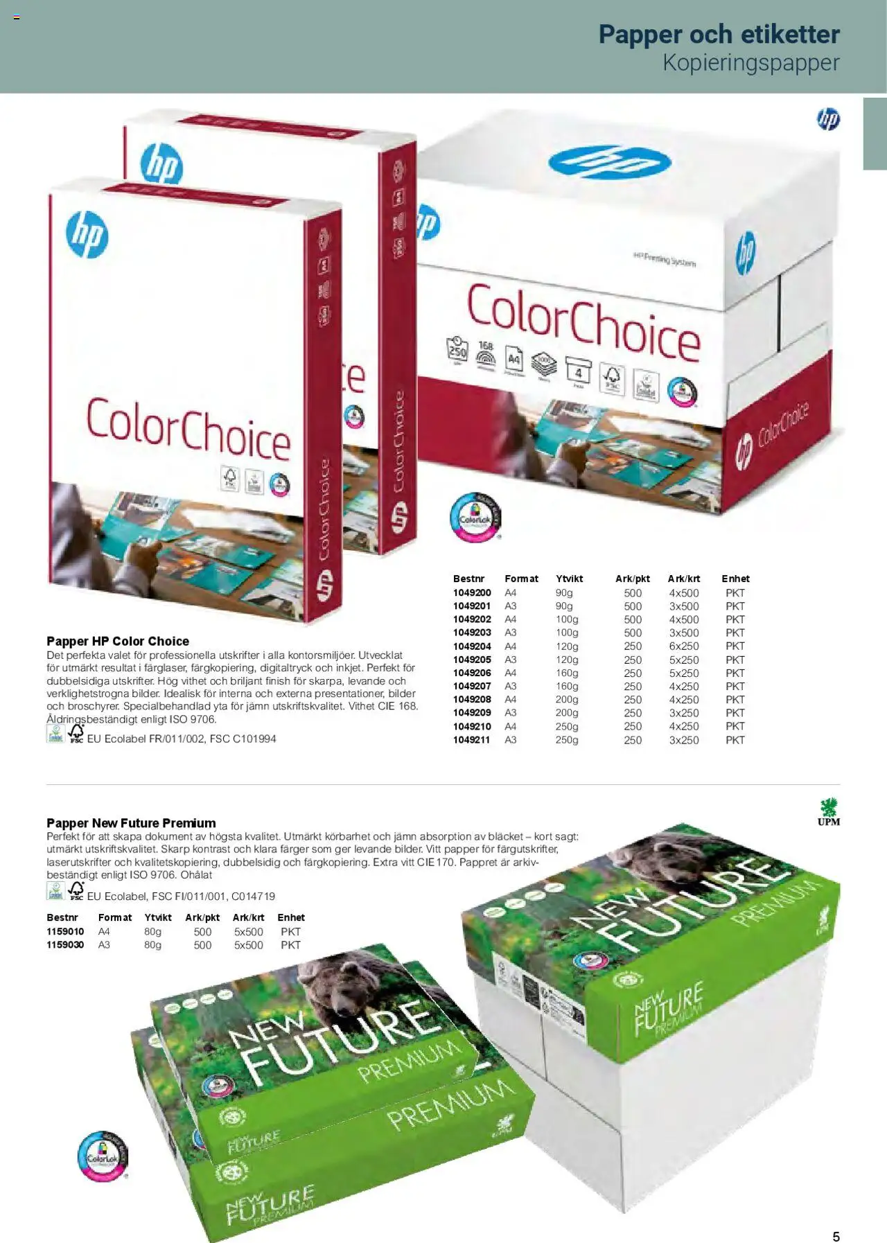 Office Depot reklamblad aktuell från 01.02.2025 | Sida: 7 | Produkter: Papper, Kopieringspapper