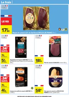 Carrefour - Prévisualisation de Carrefour catalogue semaine 44 valide à partir de 28.10.2025 | Page: 25 | Produits: Filtre, Magret de canard, Sel, Confit de canard