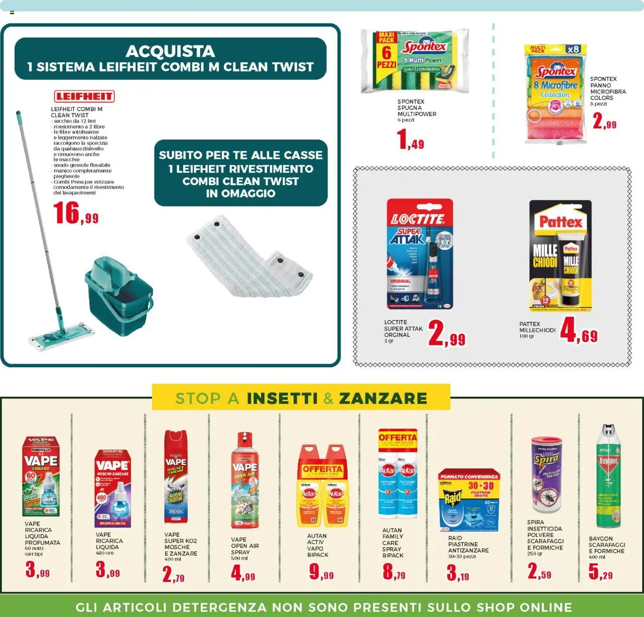 Volantino Happy Casa del 04.06.2025 | Pagina: 44 | Prodotti: Spugna, Tè, Secchio, Insetticida