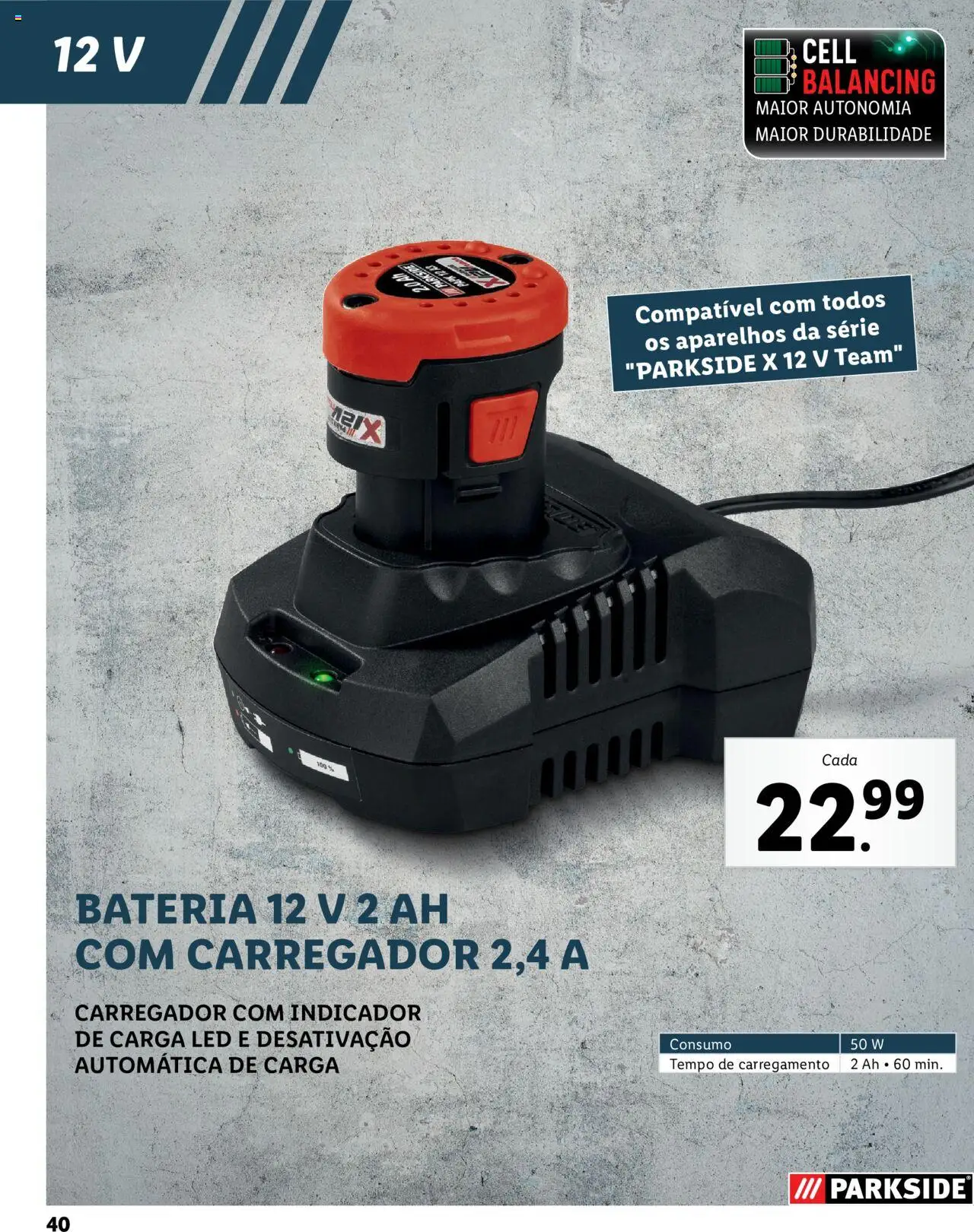 Lidl Baterias E Ferramentas │ válido de 02.02.2023 | Página: 40