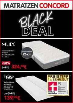 Matratzen Concord - Black Friday ab 07.11.2025 gültig