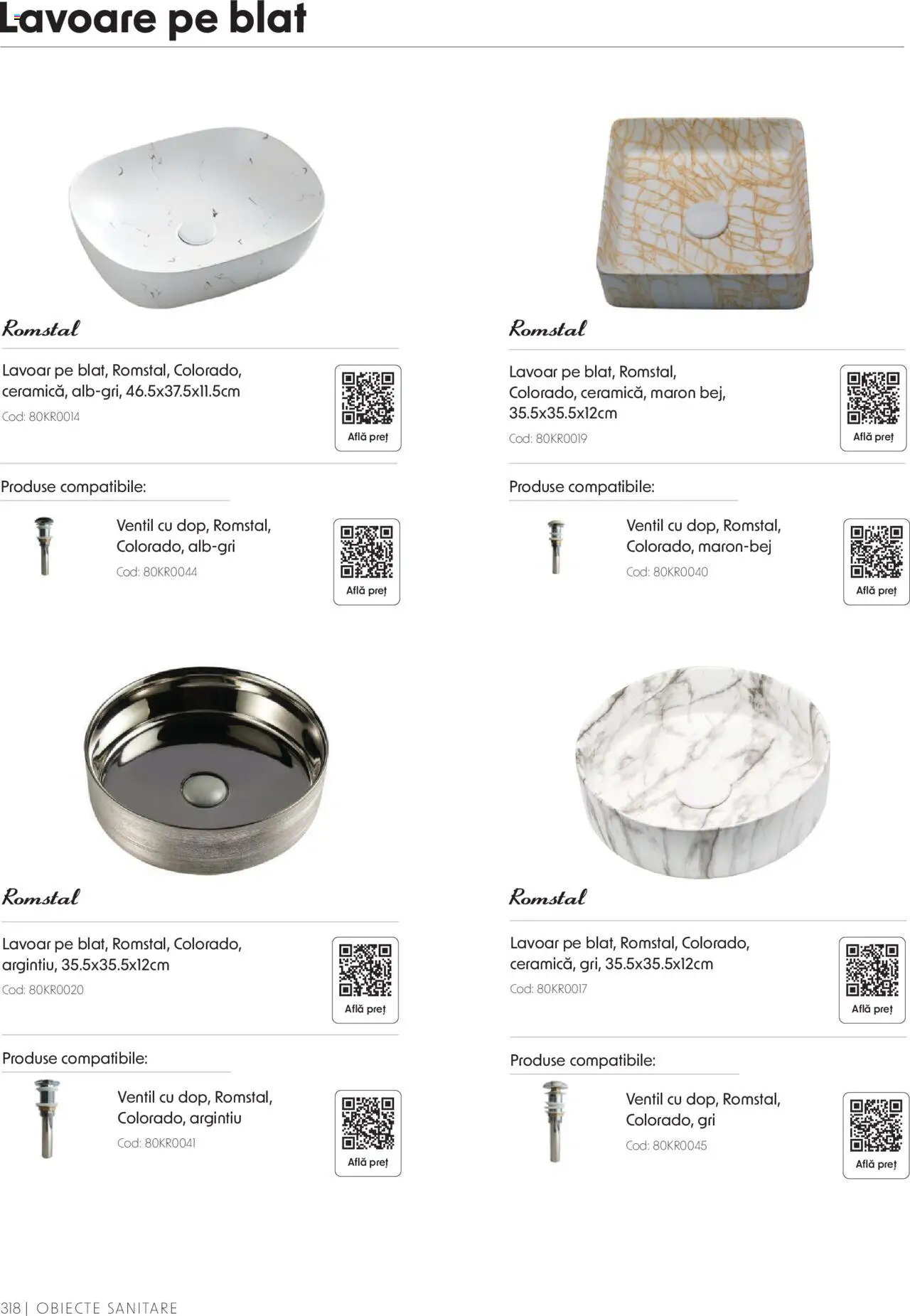 Catalog Romstal – valabil de la 25.11.2024 | Pagină: 318 | Produse: Lavoar