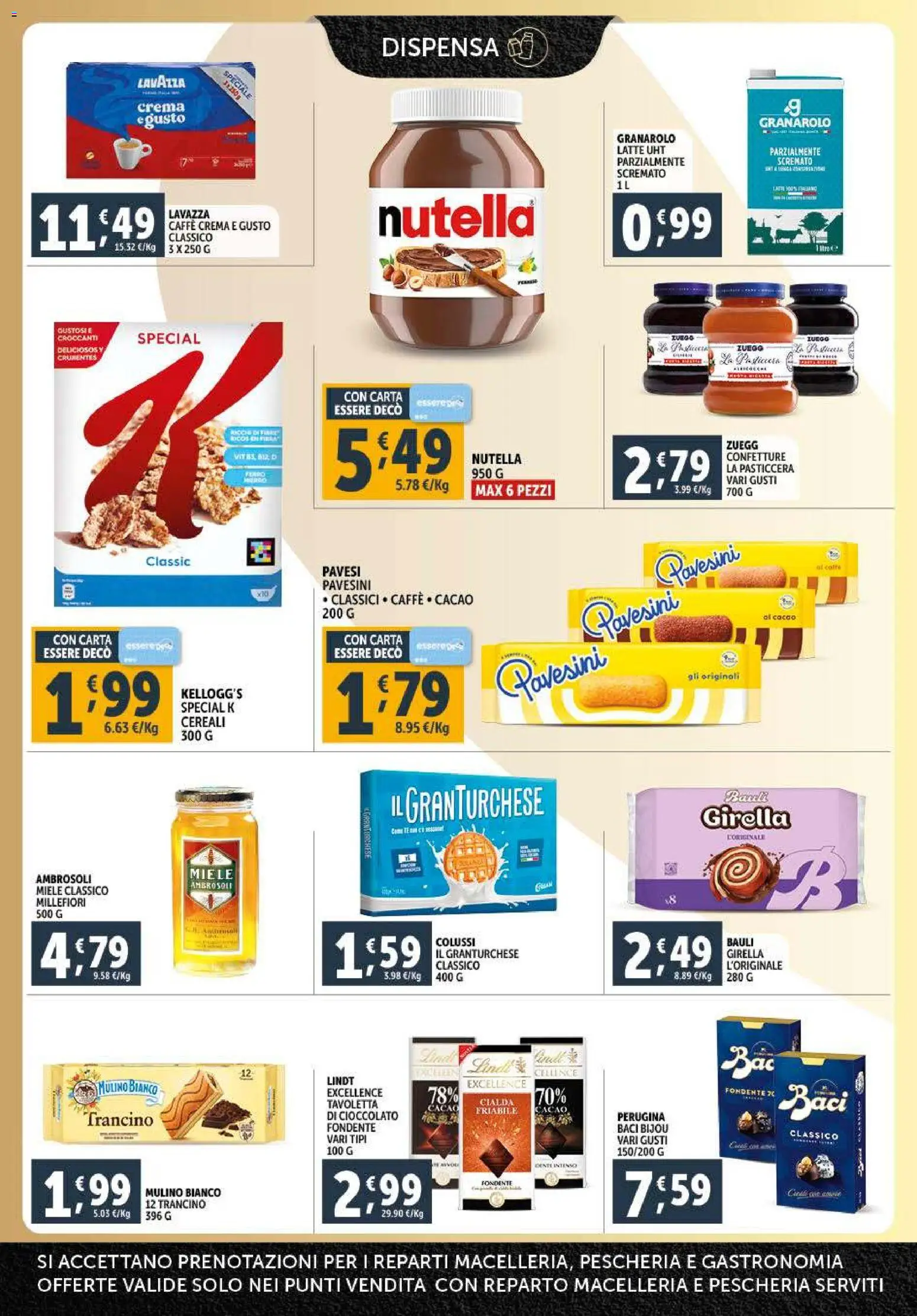 Volantino Decò del 15.12.2025 | Pagina: 10 | Prodotti: Crema, Caffè, Lavazza, Miele