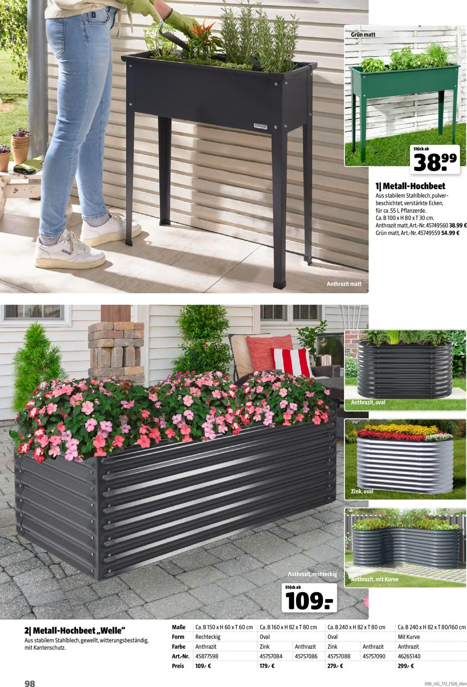 Hagebau Gartengestaltungsortiment – gültig ab 02.03.2026 | Seite: 98