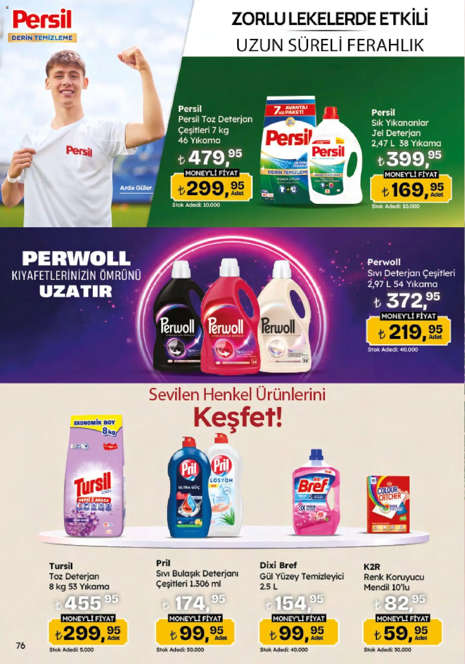 Migros Katalog - 5M Migroskop Dijital - 05.02.2026 tarihinden itibaren geçerlidir | Sayfa: 76 | Ürünler: Gül, Deterjan, Bulaşık deterjanı, Yüzey temizleyici