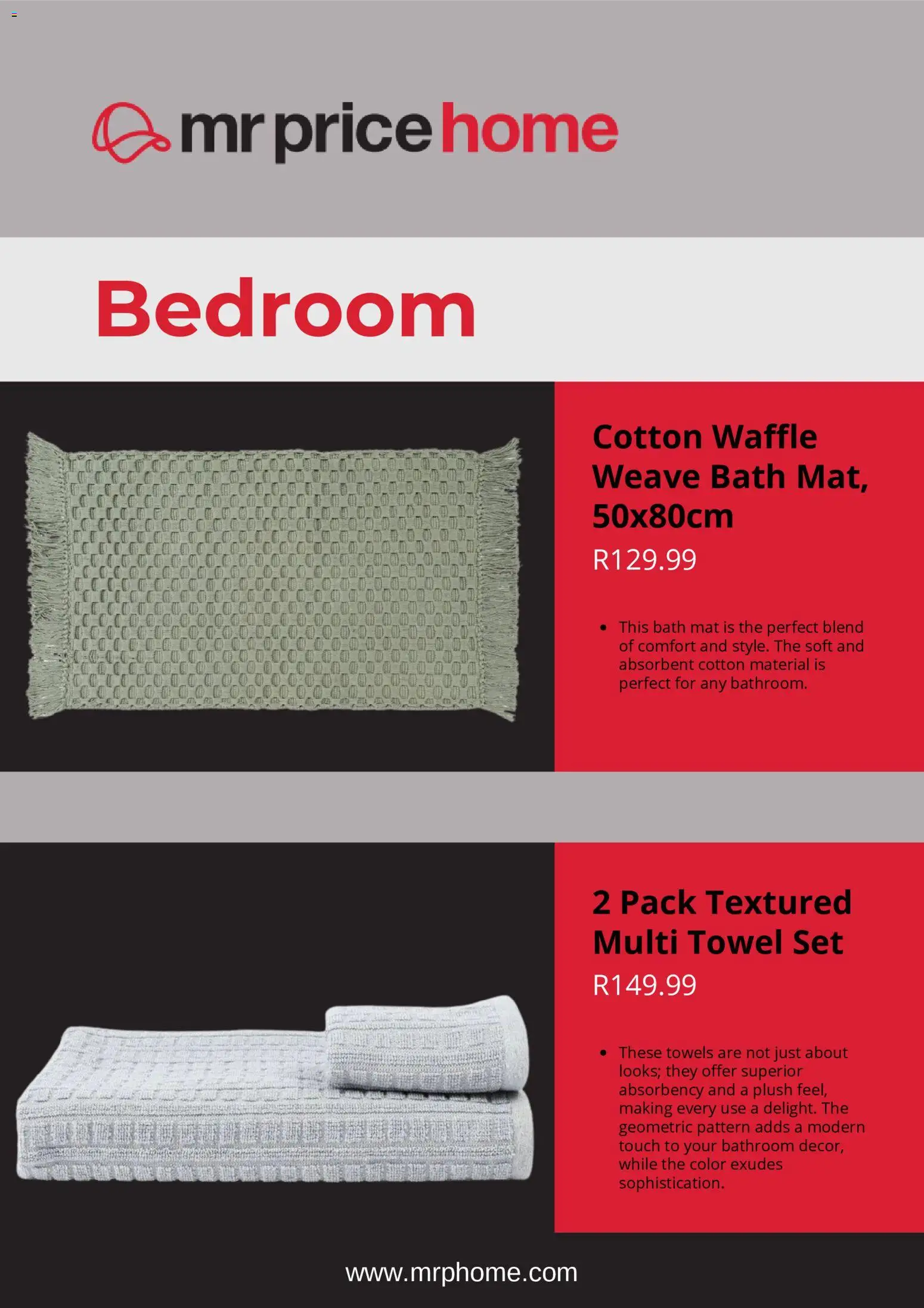 New MRP Home catalogue – valid from 03.11.2025 | Page: 6 | Products: Bath, Towel