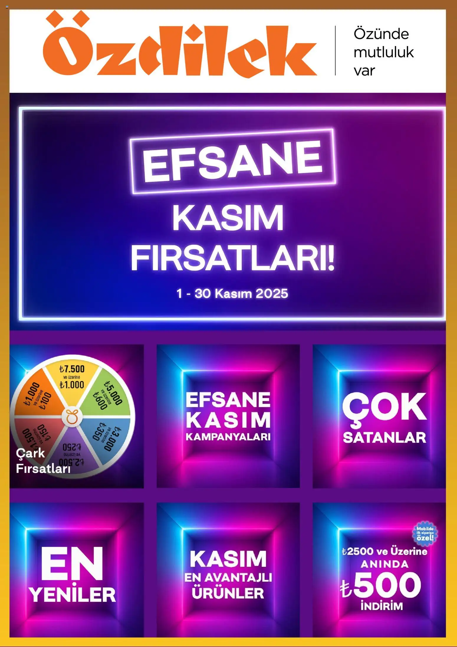 Özdilek Black Friday - 01.11.2025 tarihinden itibaren geçerlidir | Sayfa: 1