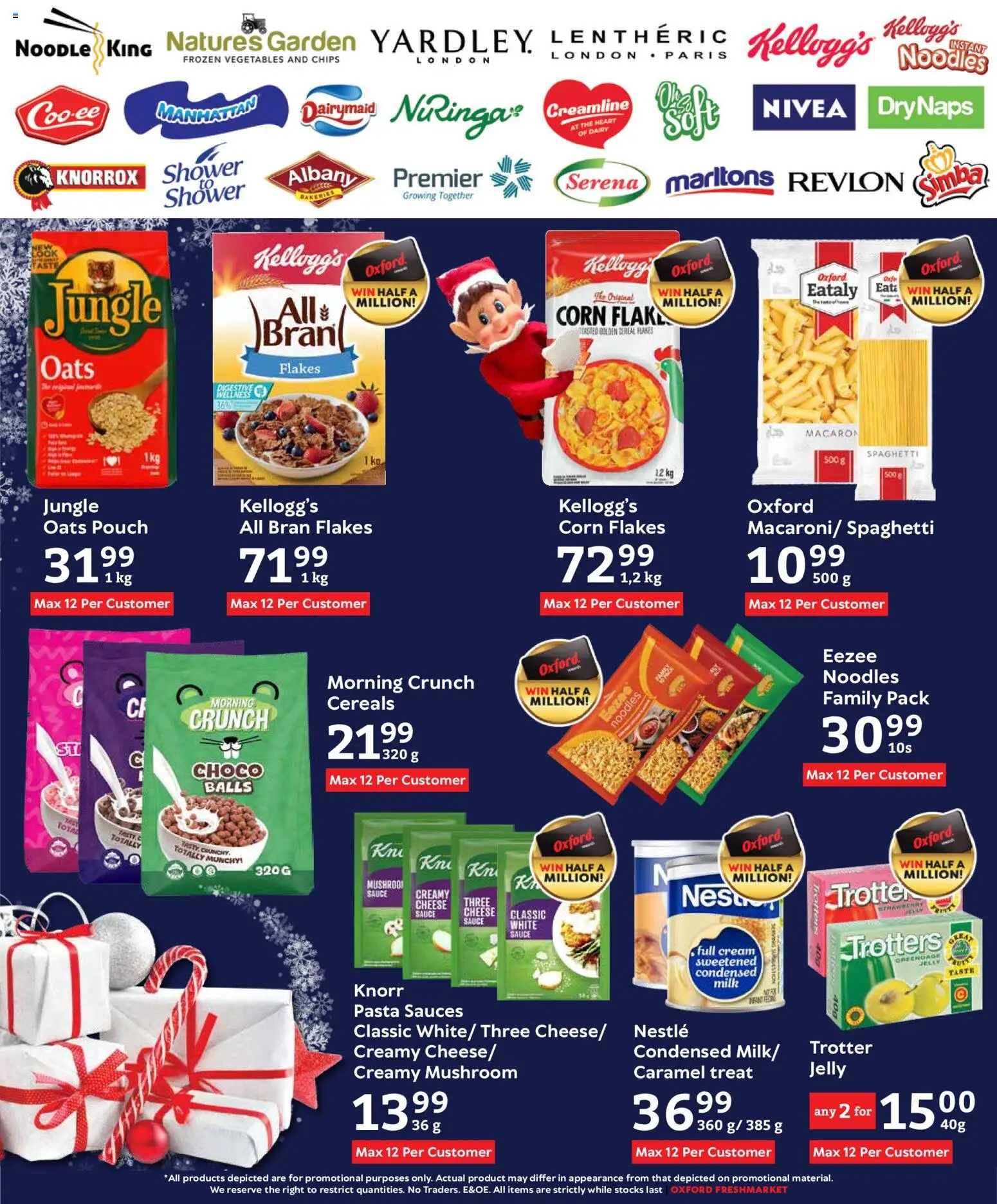 New Oxford Freshmarket catalogue – valid from 23.12.2025 | Page: 12 | Products: Shower, Cheese, Sauces, Vegetables