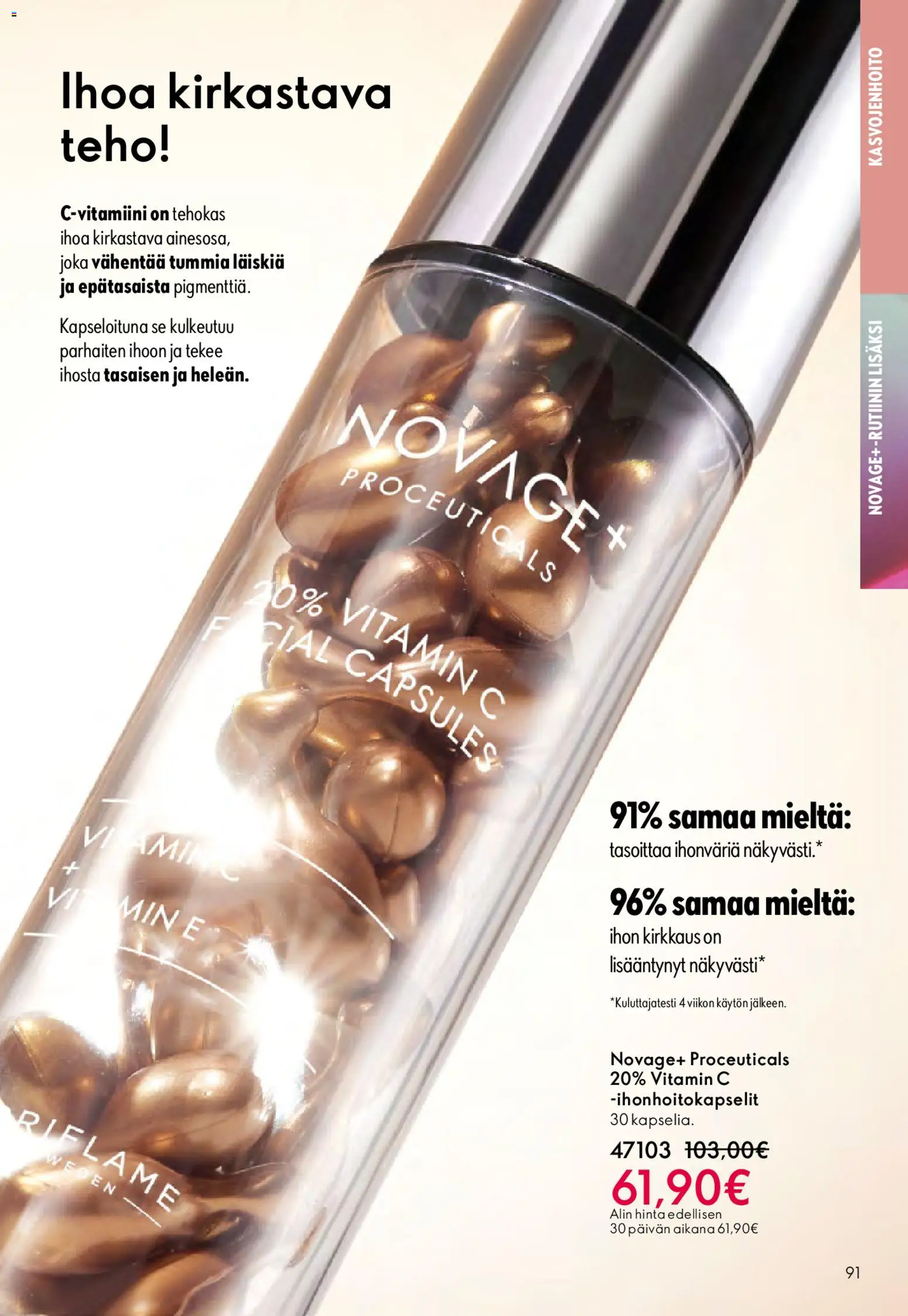 Oriflame - Esite 06 – voimassa 22.04.2026 alkaen | Sivu: 91