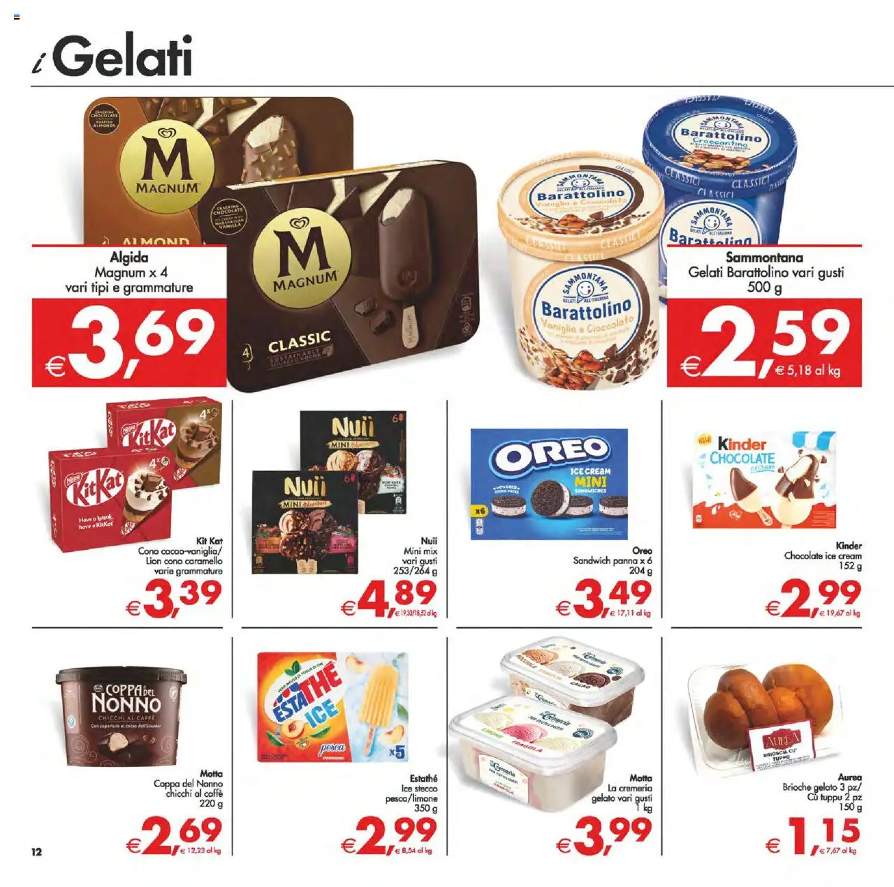 Volantino Decò del 12.08.2025 | Pagina: 12 | Prodotti: Cioccolato, Panna, Gelato, Cacao