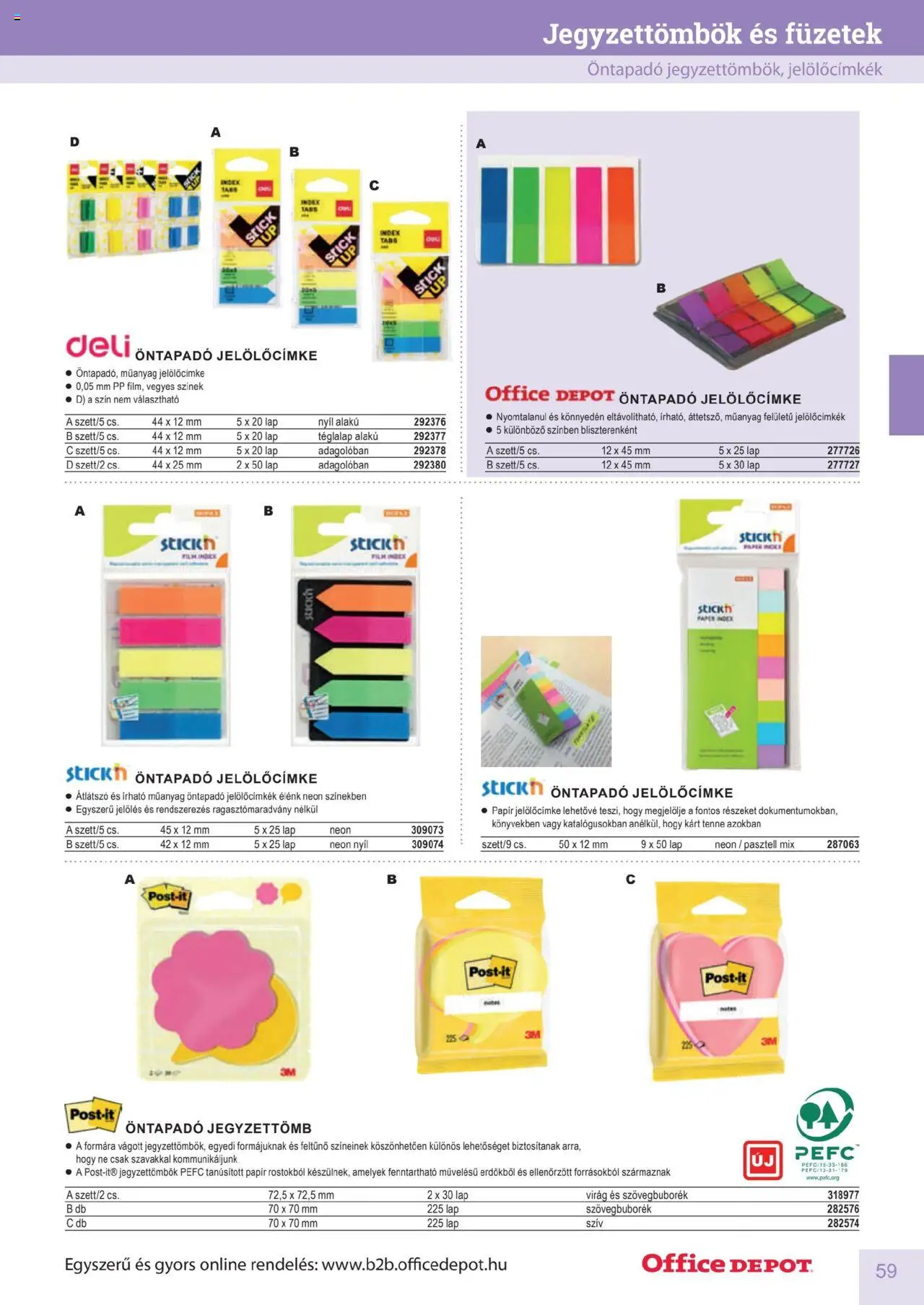 Office Depot akciós ujság - amely érvényes a következő dátumtól: 10.04.2025 | Oldal: 59 | Termékek: Virag