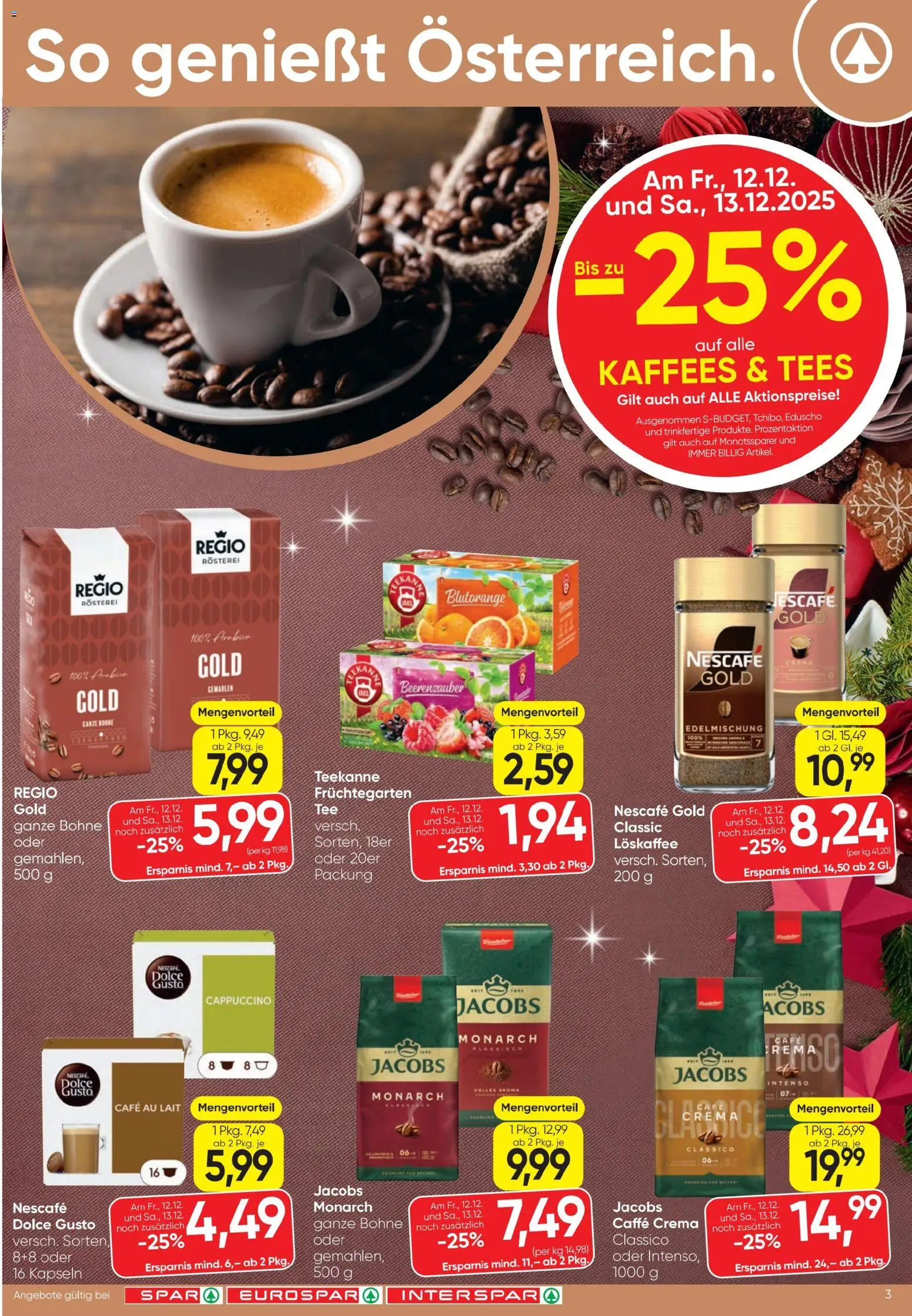Spar Flugblatt gültig ab 11.12.2025 | Seite: 3