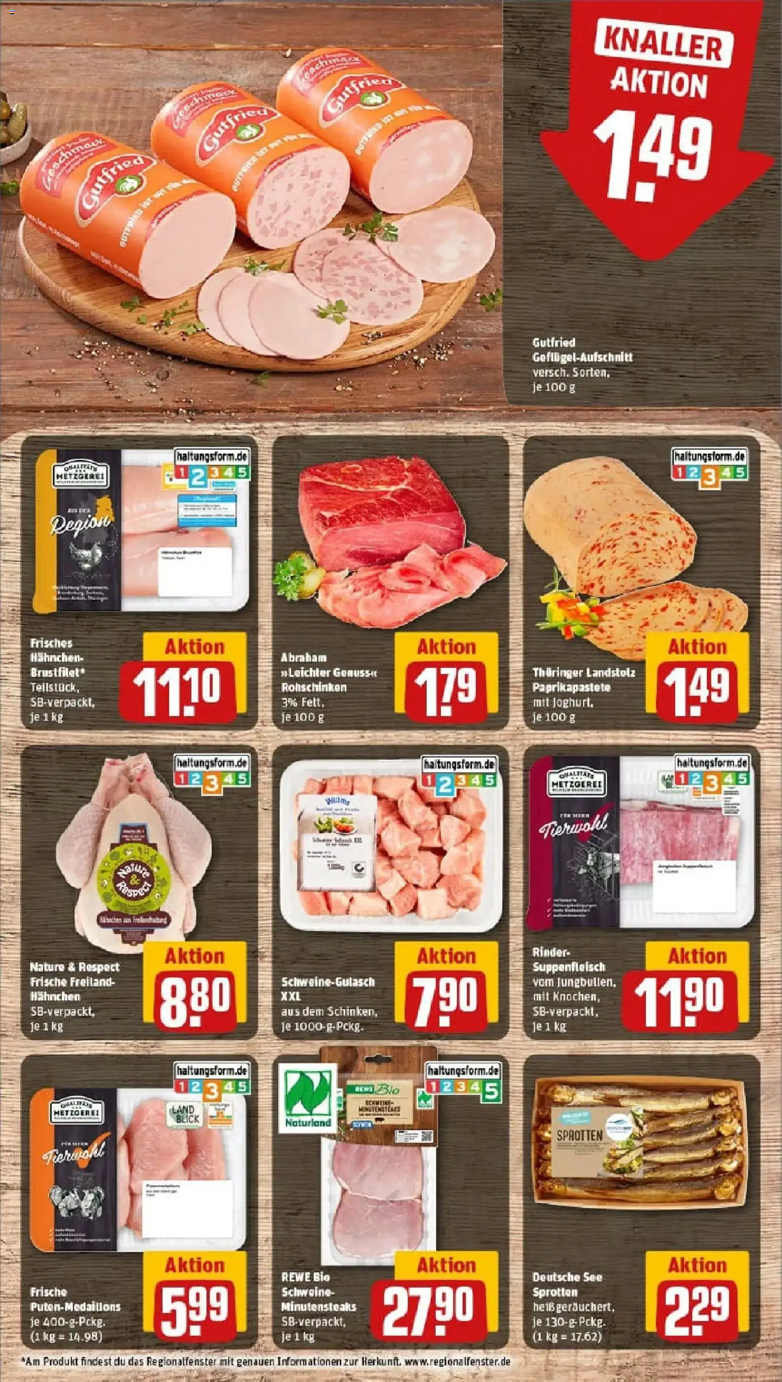 Rewe prospekt Dresden	 – gültig ab 26.01.2026 | Seite: 8 | Produkte: Schweinegulasch, Hahnchen, Joghurt, Suppenfleisch