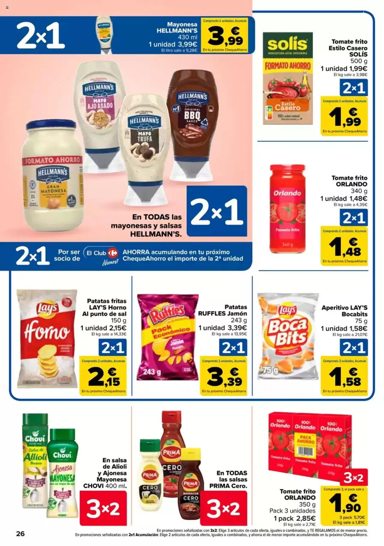 Carrefour folleto │ válido desde el 27.05.2025 | Página: 26 | Productos: Jamón, Té, Οθόνη προβολής, Horno