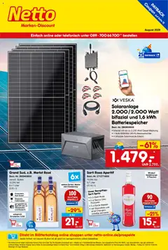 Netto Marken-Discount - Online-Angebote August gültig ab dem 01.08.2025