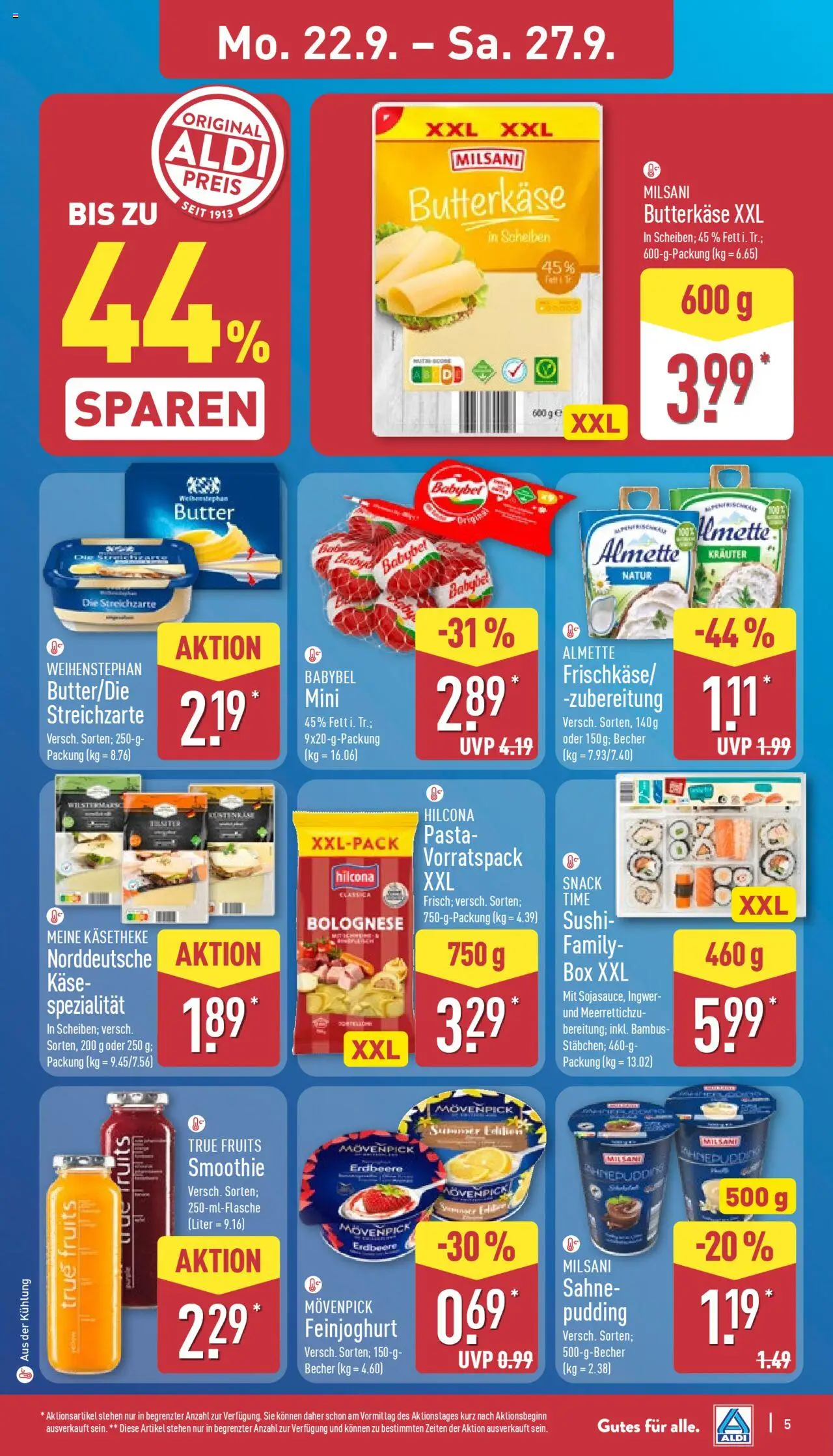 Aldi Prospekt 	 – gültig ab 22.09.2025 | Seite: 9