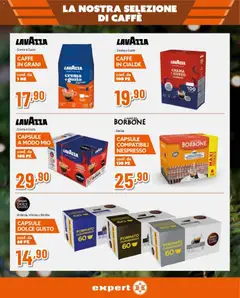 Anteprima del volantino Expert Caffè catalogo valido a partire dal 02.12.2025 | Pagina: 10 | Prodotti: Crema, Caffè, Caffè in grani, Lavazza