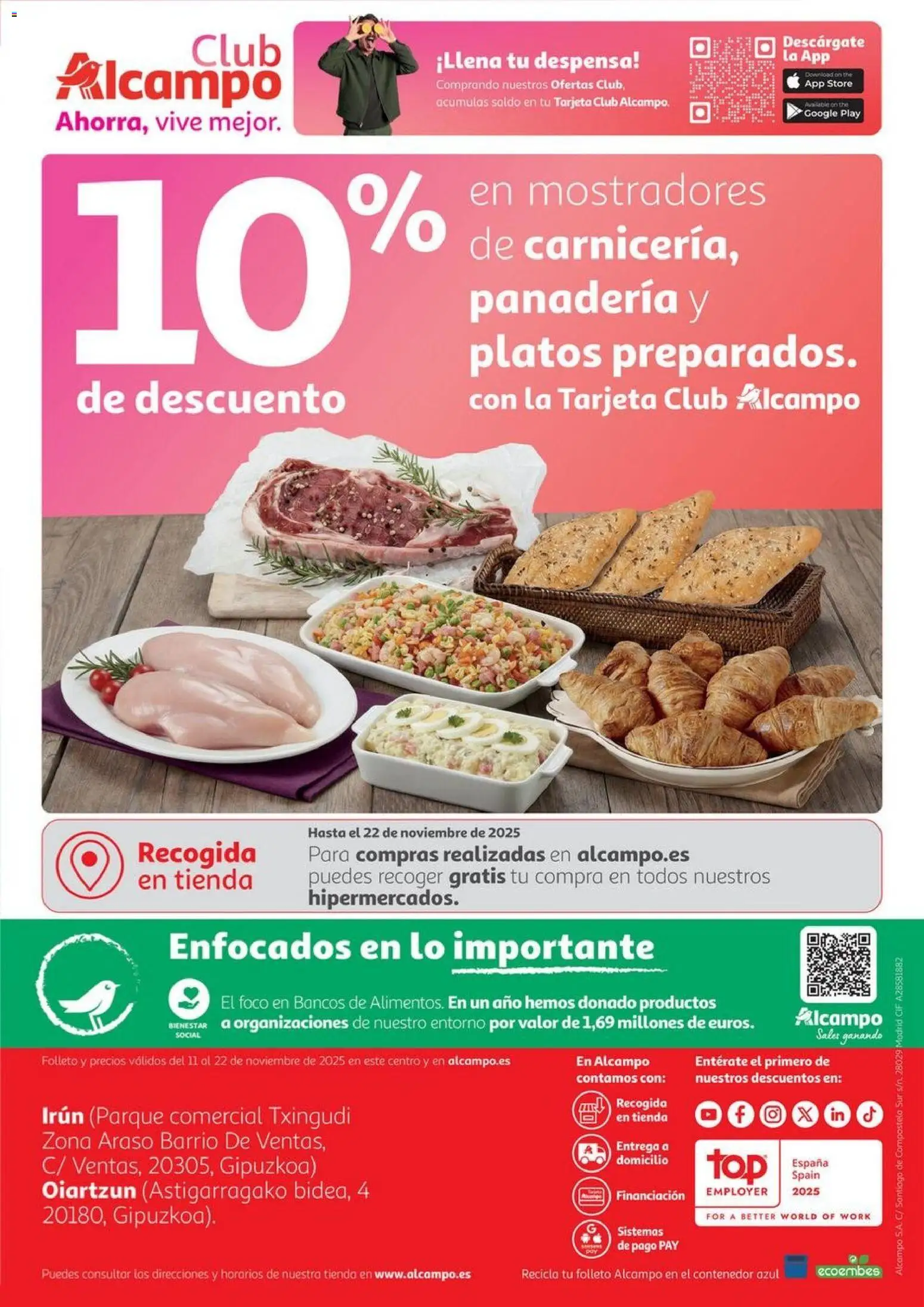 Alcampo - Reapertura Irun Oiartzun  │ válido desde el 11.11.2025 | Página: 16 | Productos: Panadería