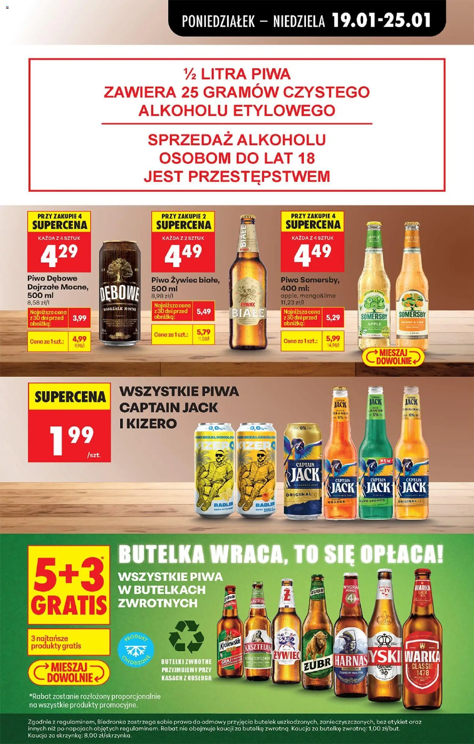 Biedronka gazetka od 19.01.2026 | Strona: 67 | Produkty: Mango, Gra, Warka, Harnaś