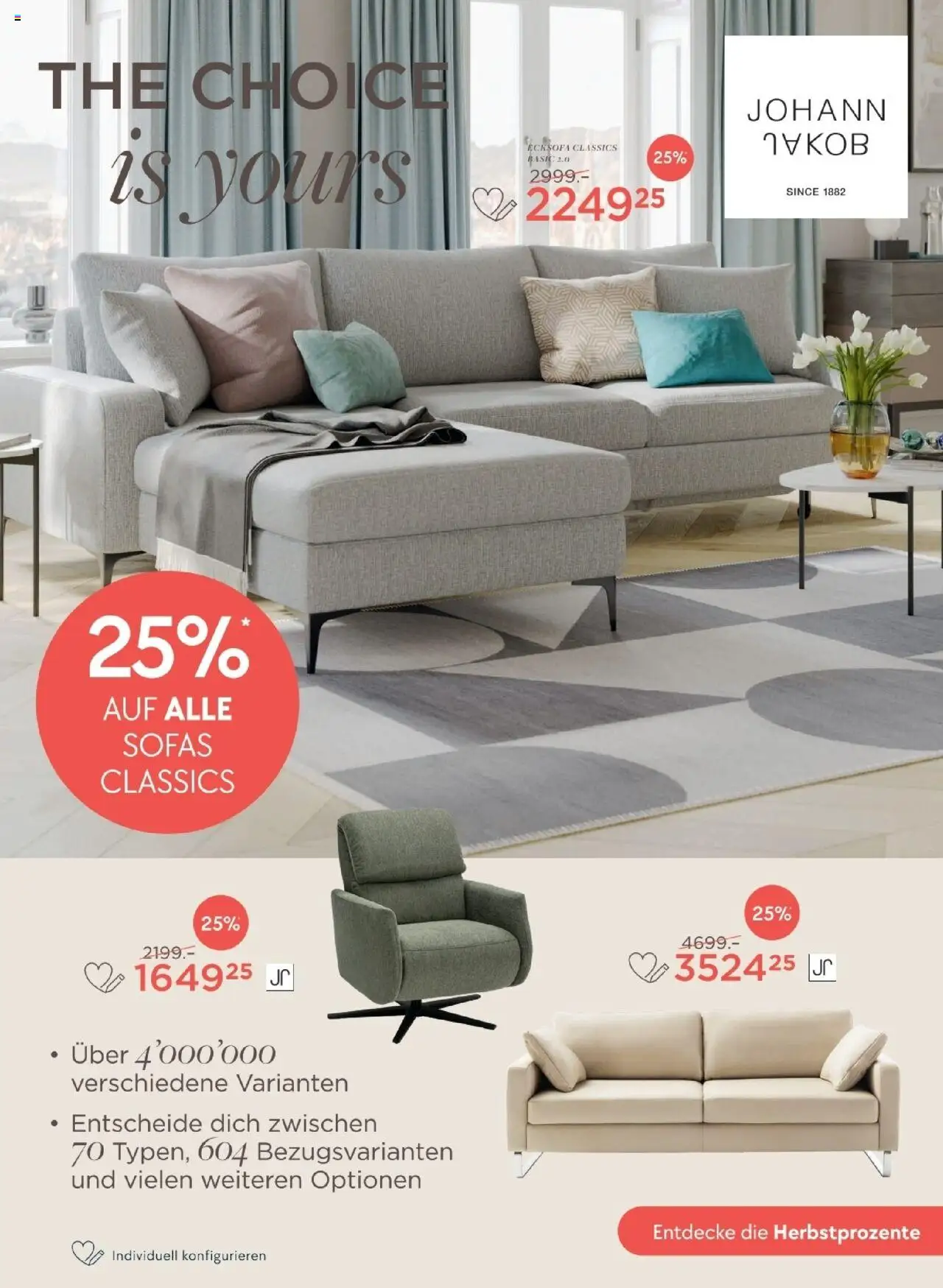Pfister Aktionen – gültig ab 09.09.2025 | Seite: 3 | Produkte: Ecksofa