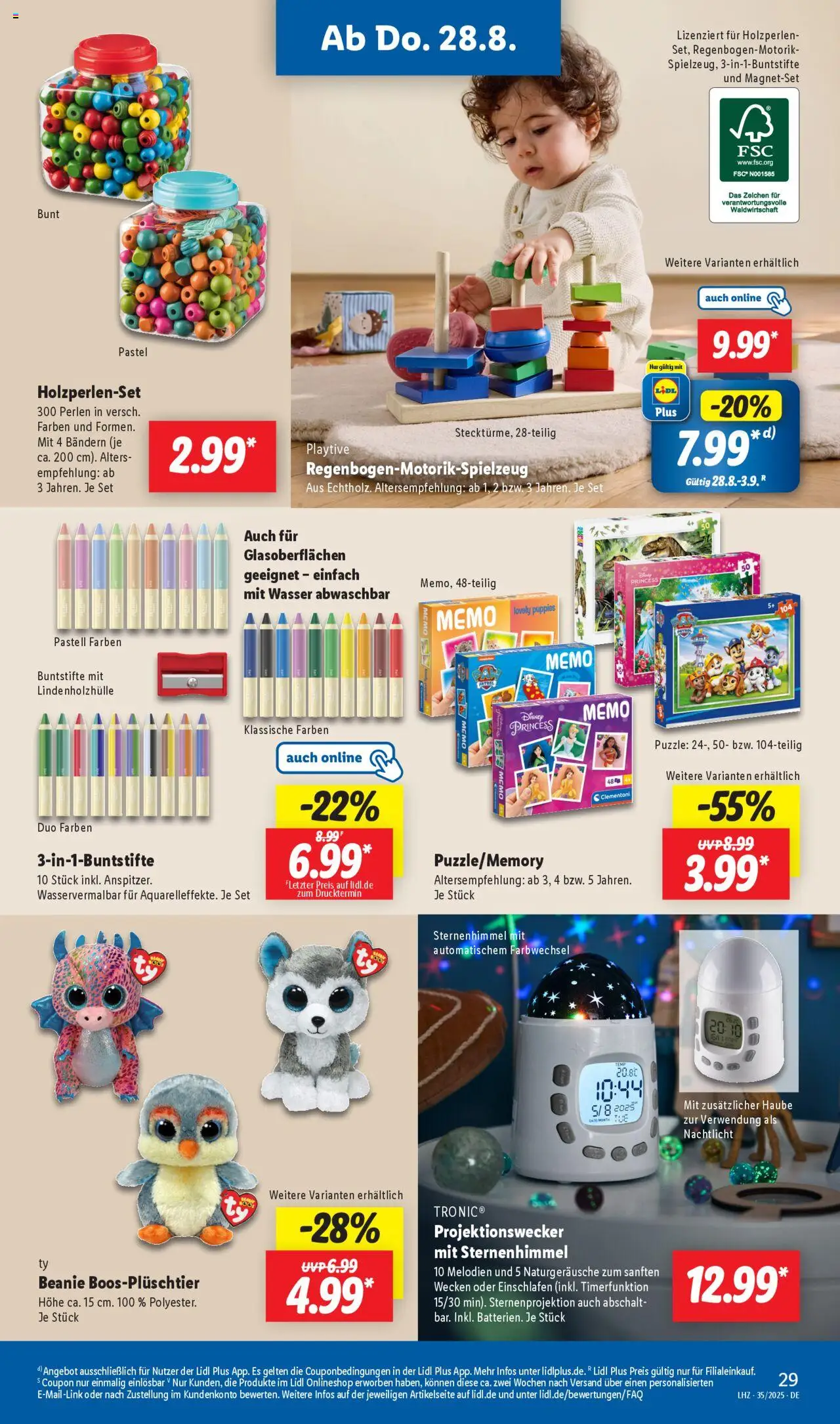 Lidl Prospekt Solingen	 - gültig ab dem 25.08.2025 | Seite: 17 | Produkte: Wasser, Nachtlicht