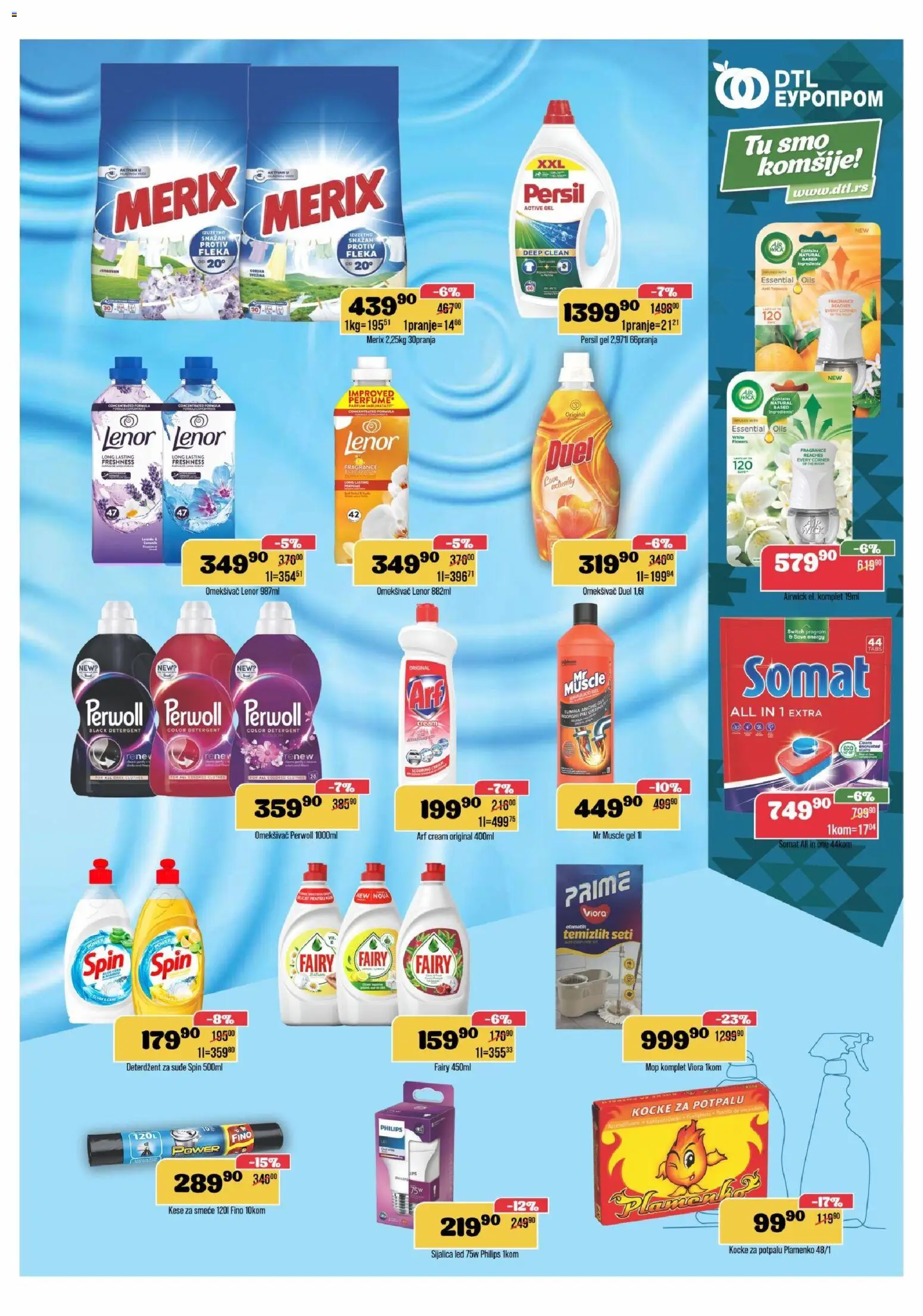 Europrom katalog - važi od 14.01.2026 | Strana: 11 | Proizvode: Somat, Lenor, Perwoll, Persil