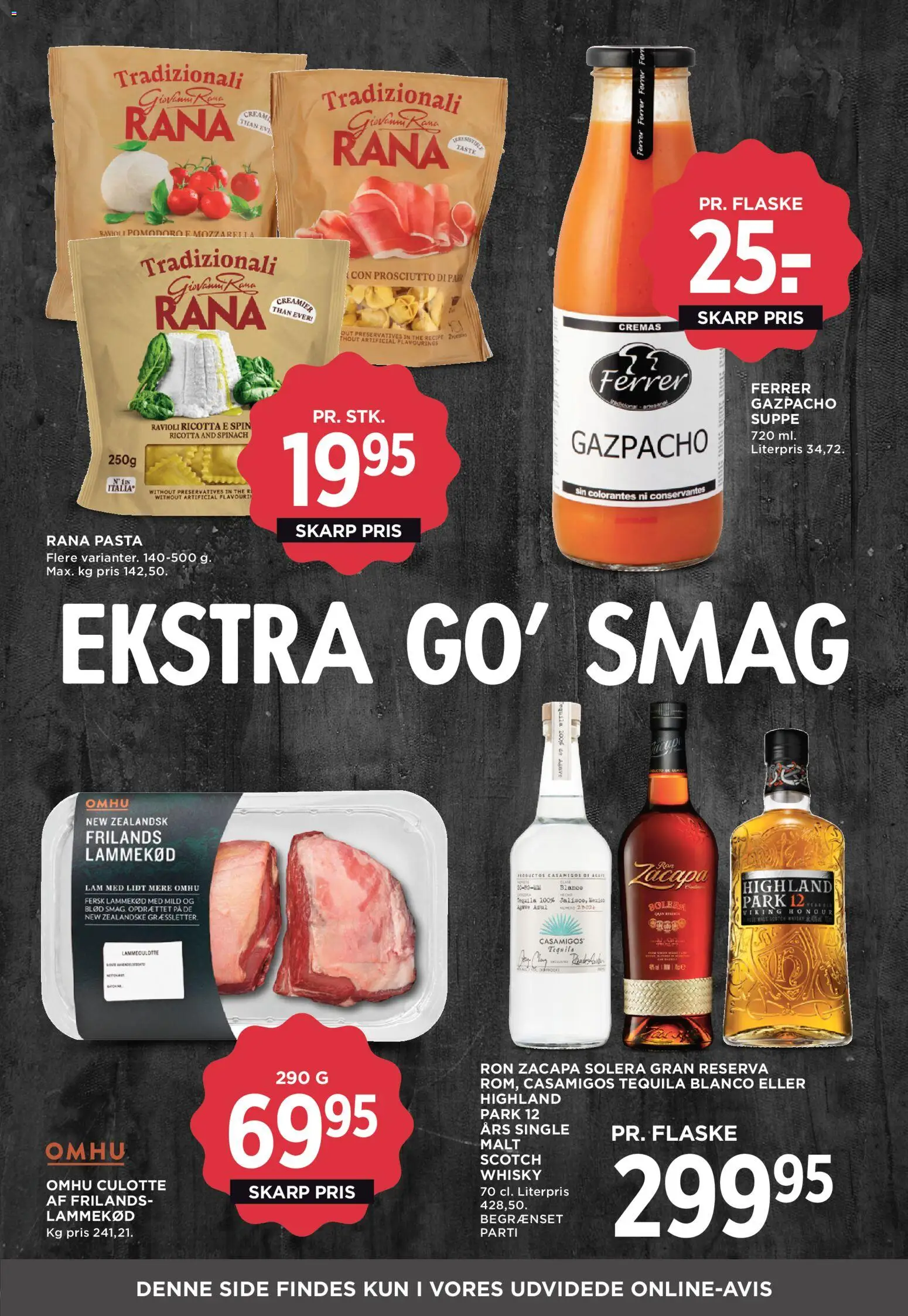 Meny tilbudsavis – gyldig fra 20.02.2026 | Side: 2 | Produkter: Pasta, Whisky, Lammekød, Suppe