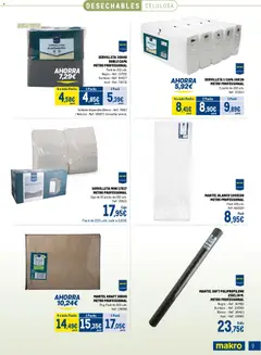 Vista previa Makro - Suministros hosteleria y limpieza Cataluña válido desde el 04.02.2026 | Página: 9 | Productos: Mantel, Caja