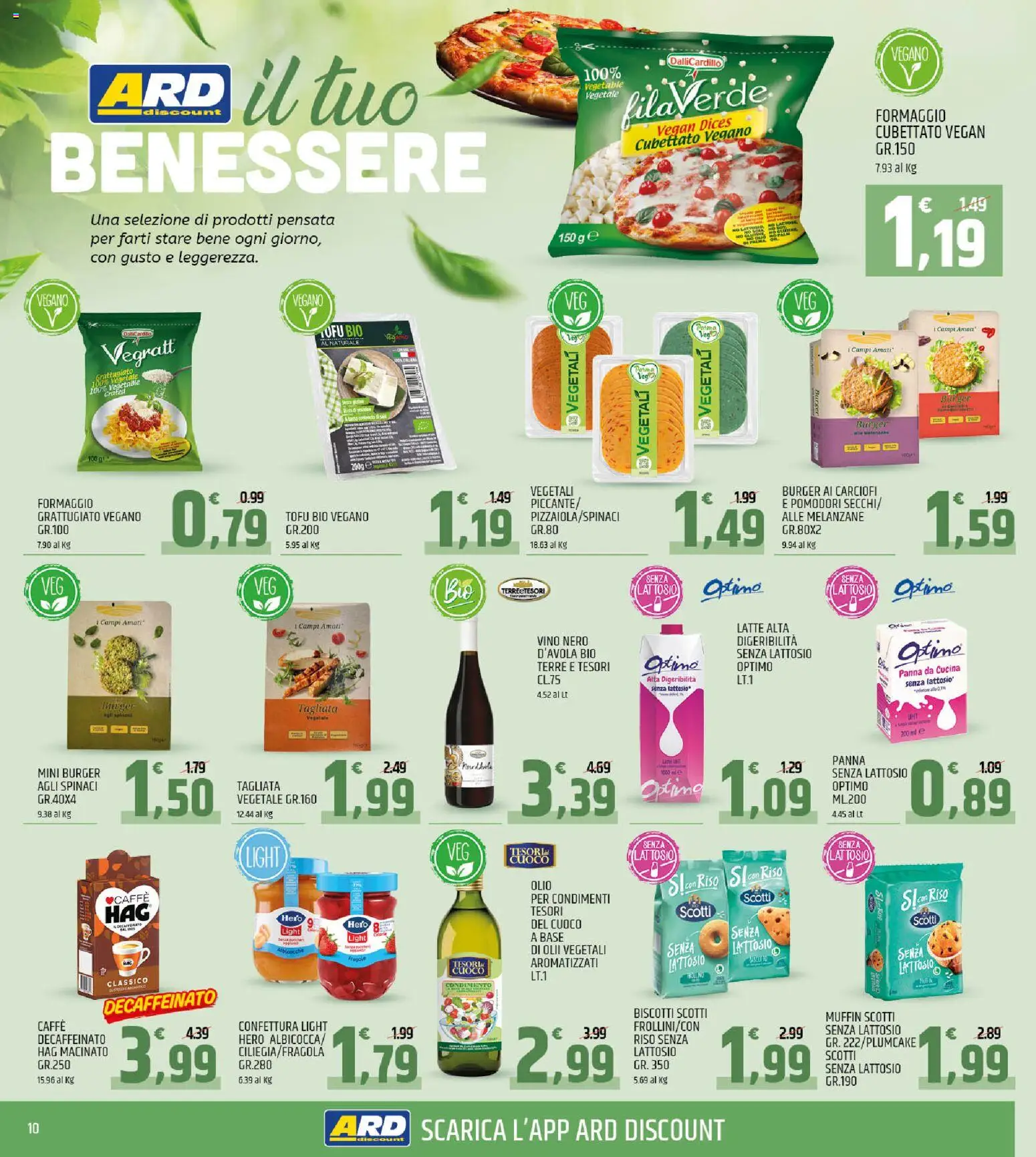 Volantino ARD Discount del 23.10.2025 | Pagina: 10 | Prodotti: Riso, Formaggio, Melanzane, Albicocche