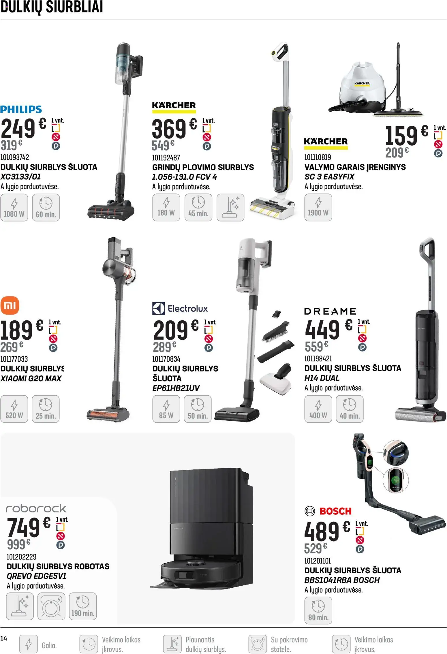 Senukai akcijos nuo 11.02.2026 | Puslapis: 14 | Prekių: Robotas, Dulkių siurblys
