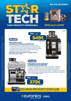 Anteprima del volantino Euronics volantino Caffè valido a partire dal 09.03.2026
