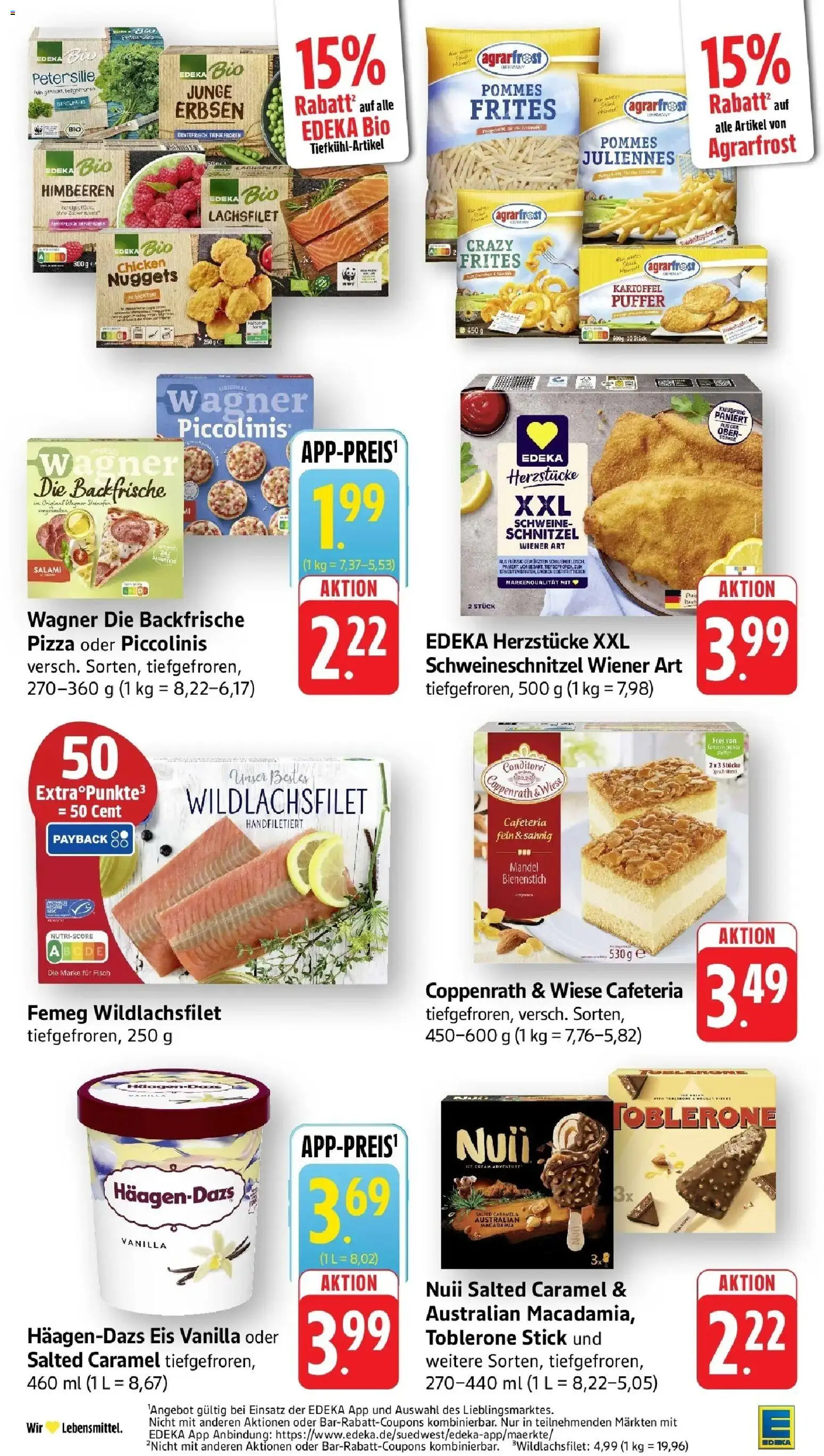 Edeka prospekt Nonnenhorn / Bodensee	 – gültig ab 09.03.2026 | Seite: 20 | Produkte: Pommes, Schnitzel, Fisch, Piccolinis