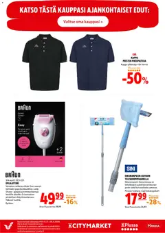 K-Citymarket-mainoslehti voimassa 27.04.2026 alkaen | Sivu: 19 | Tuotteet: Epilaattori