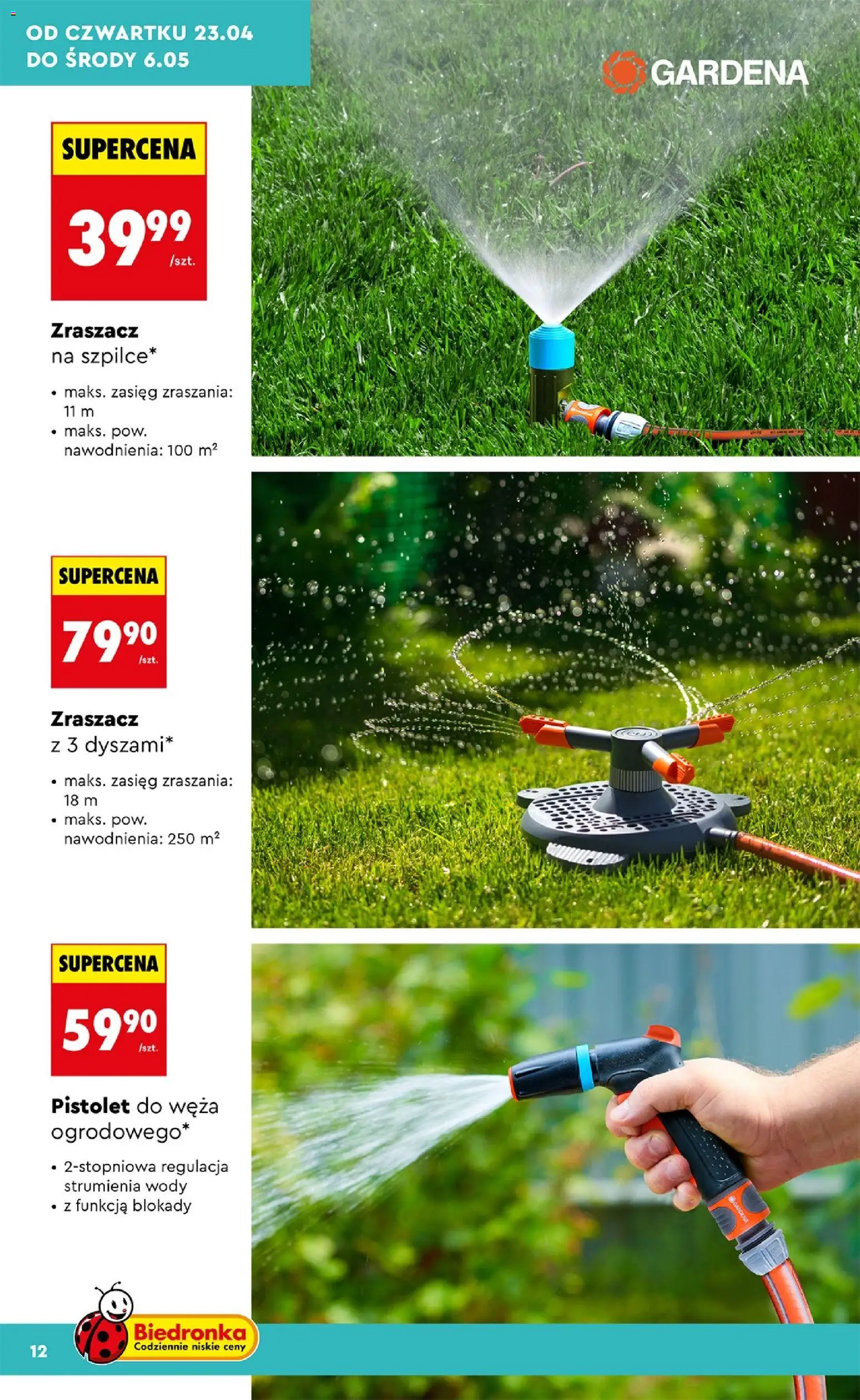Biedronka gazetka - Ogród od 20.04.2026 | Strona: 12