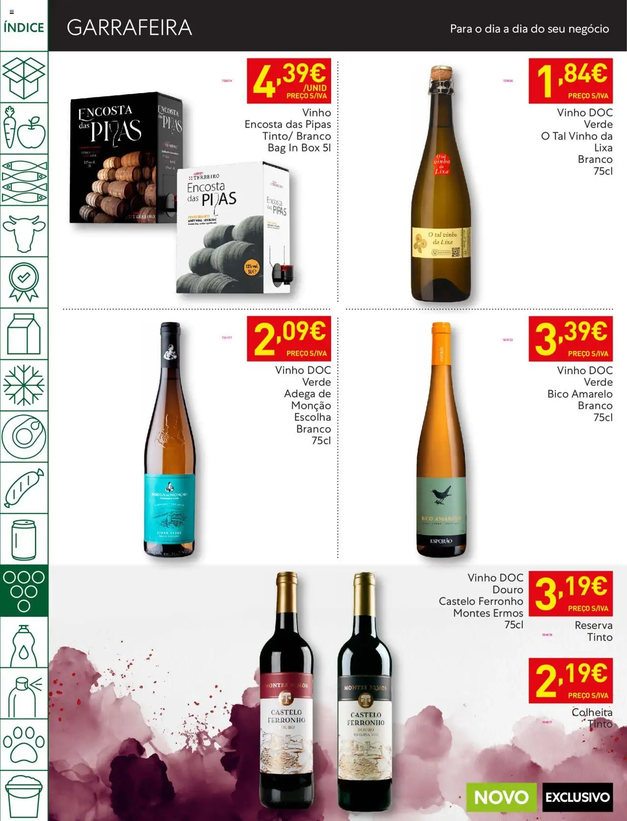Recheio folheto │ válido de 19.08.2025 | Página: 34 | Produtos: Lixa, Vinho