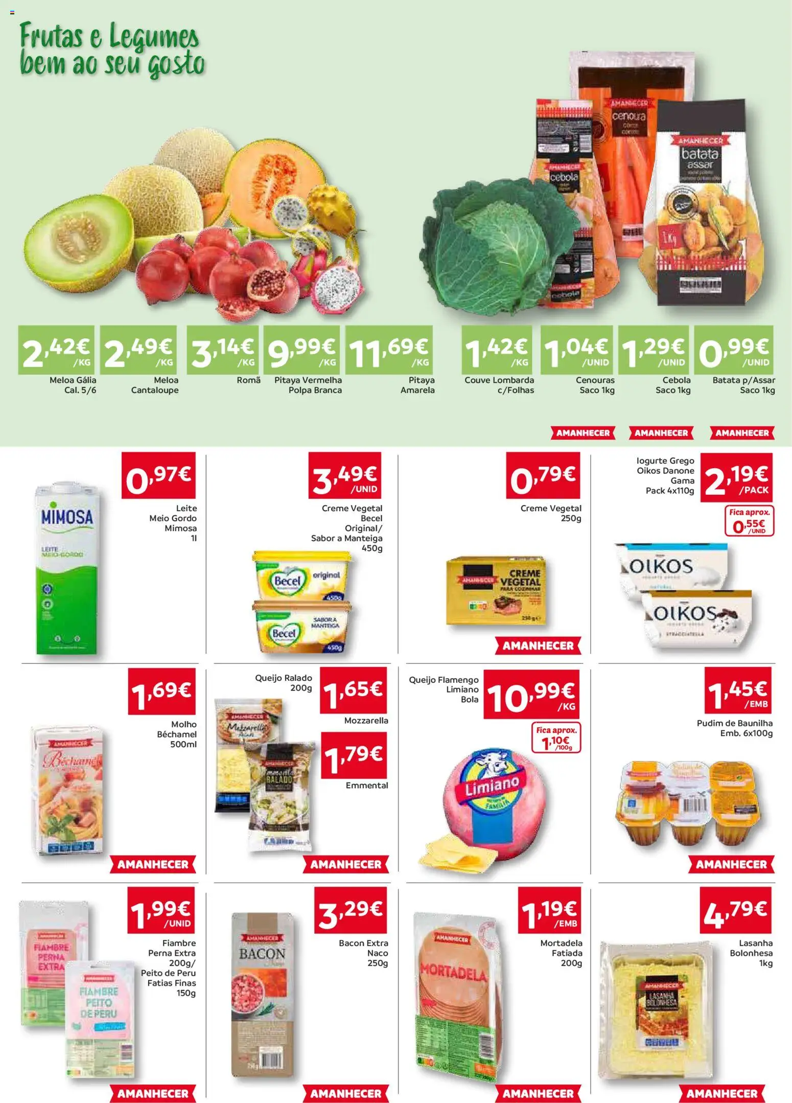 Amanhecer folheto │ válido de 18.12.2025 | Página: 2 | Produtos: Peito de peru, Cebola, Queijo, Cenoura