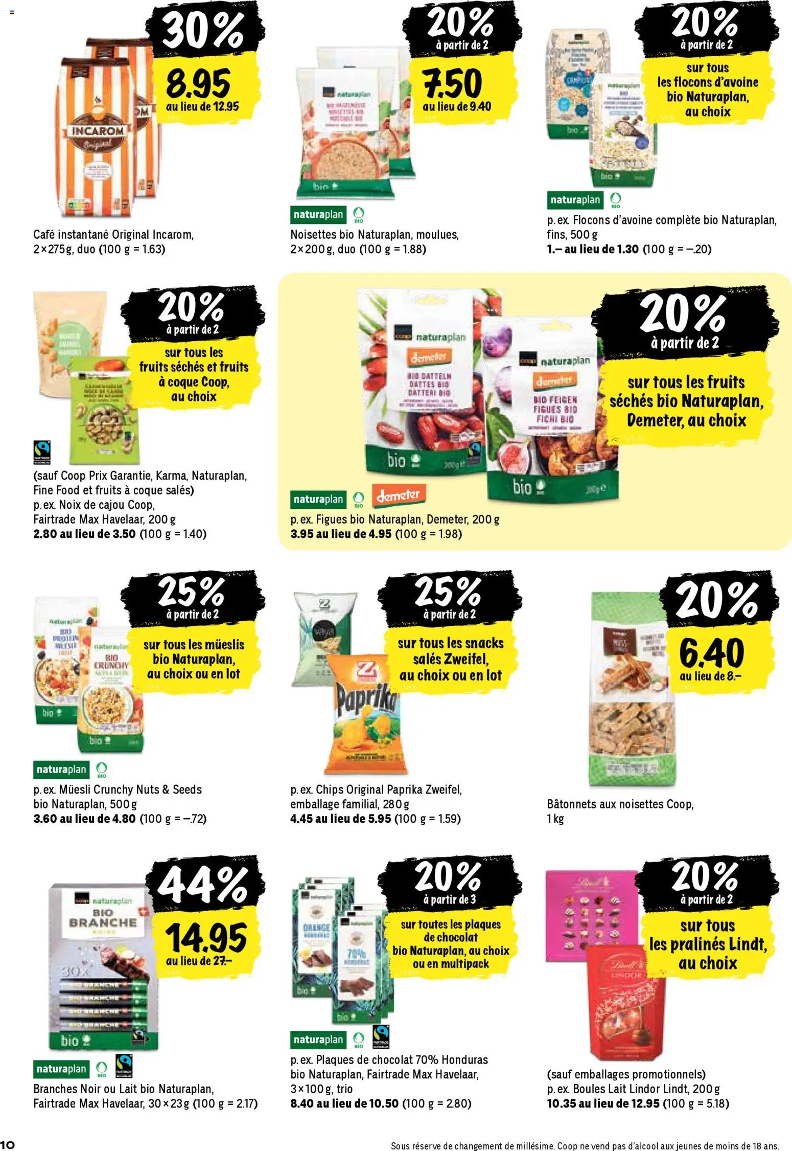 Coop - Les actions de la semaine – gültig ab 06.11.2025 | Seite: 10 | Produkte: Chips