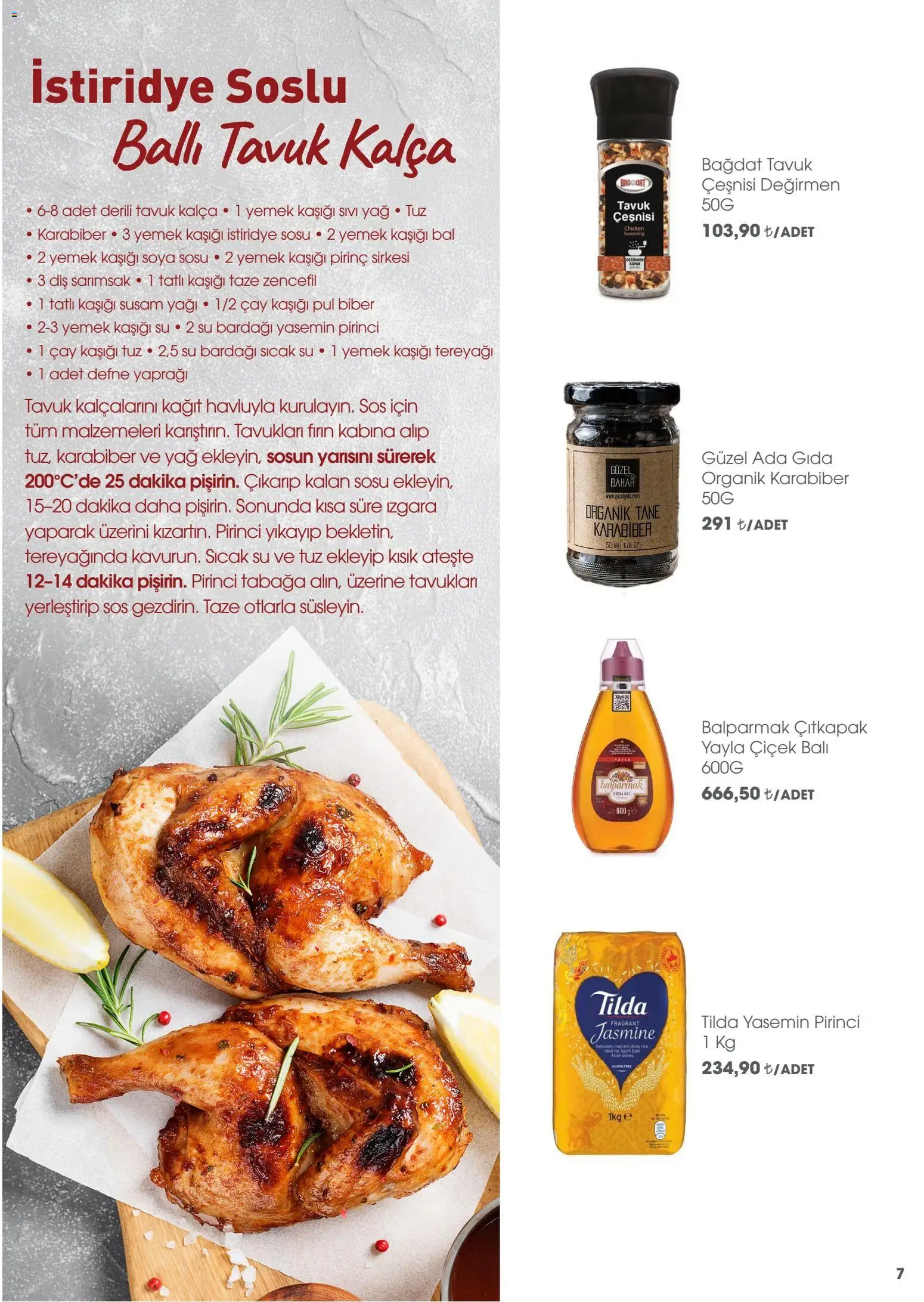 CarrefourSA - Katalog Gurme - 01.04.2026 tarihinden itibaren geçerlidir | Sayfa: 7 | Ürünler: Pirinç, Yağ, Sos, Su bardağı