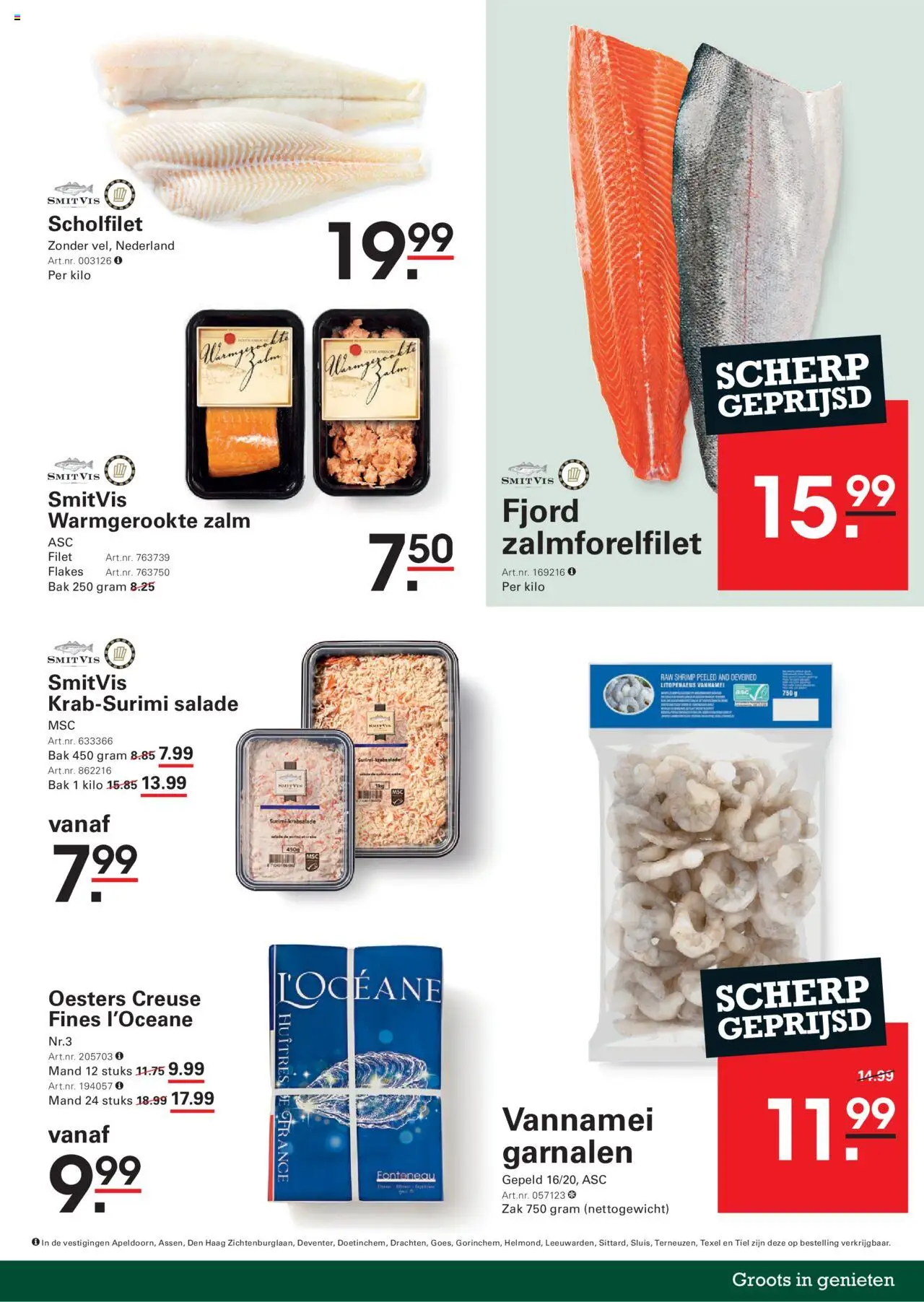  | Pagina: 7 | Producten: Vis, Zalm, Zak, Mand
