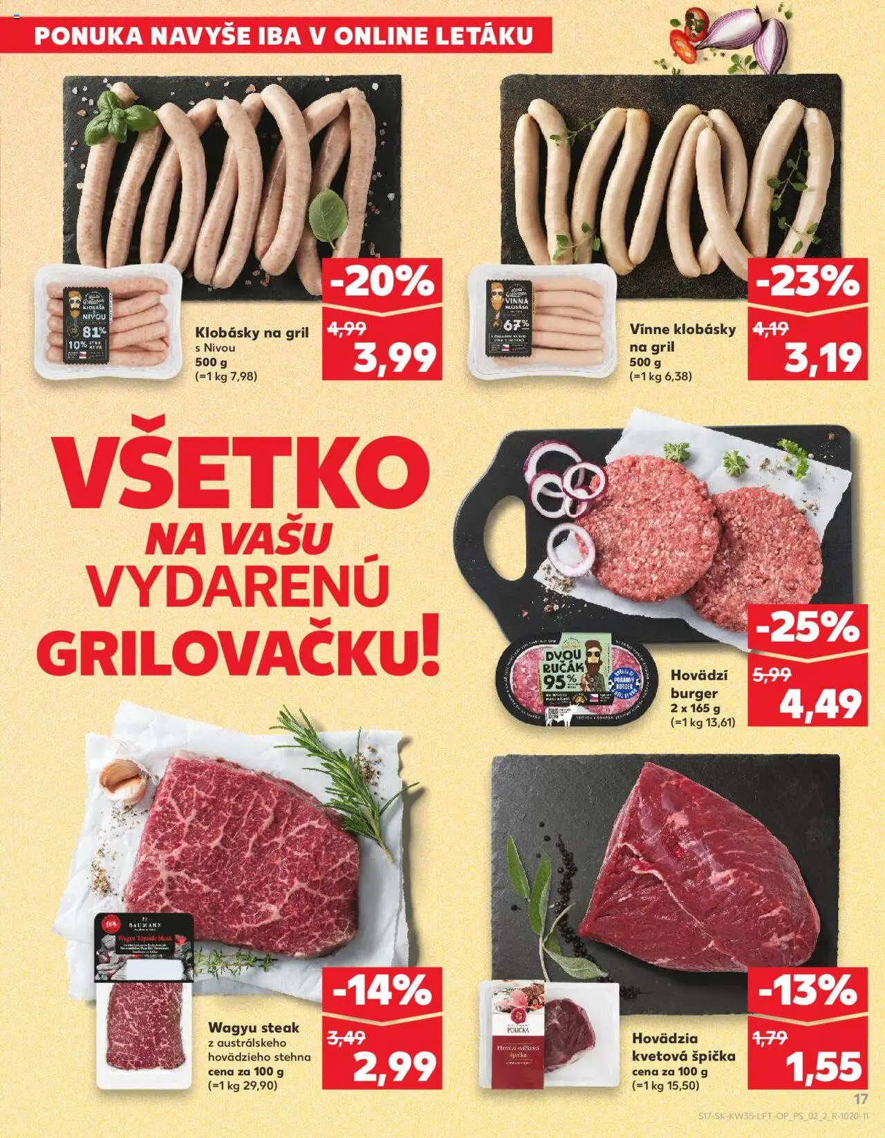 Kaufland SK akciós ujság - amely érvényes a következő dátumtól: 28.08.2025 | Oldal: 17