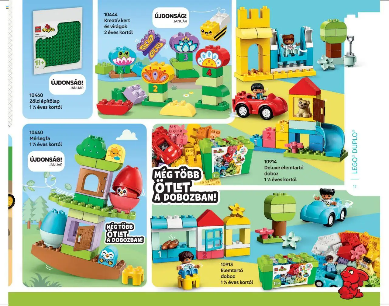 KOCKAÁRUHÁZ akciós ujság - amely érvényes a következő dátumtól: 16.01.2025 | Oldal: 13 | Termékek: Virágok, PC, Duplo, Doboz