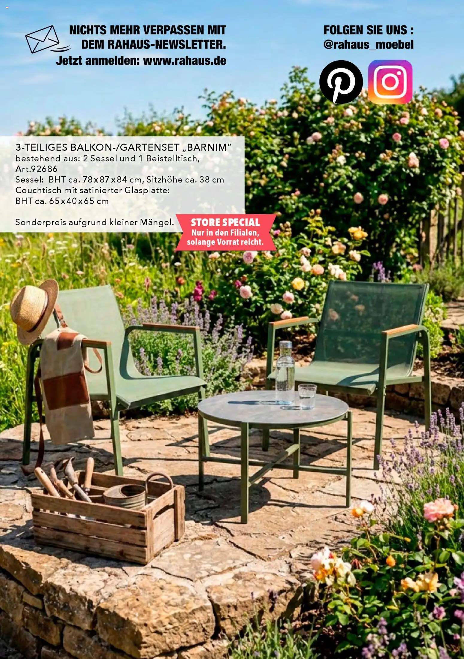 Rahaus Prospekt 	 – gültig ab 27.04.2026 | Seite: 54 | Produkte: Sessel, Couchtisch