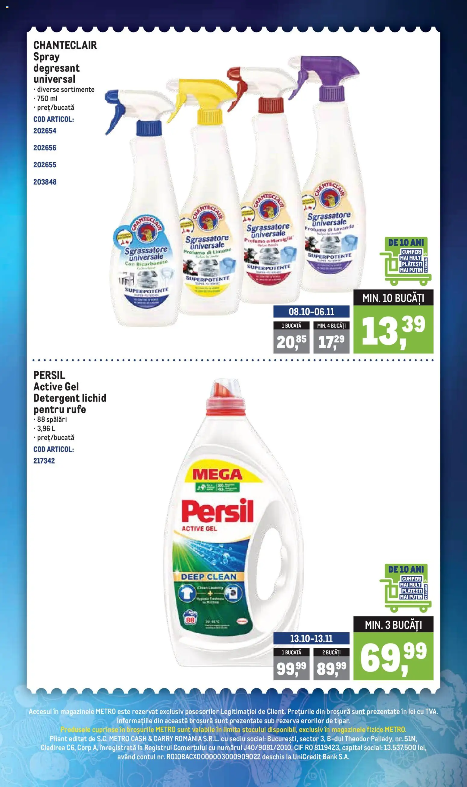 Noul catalog Metro – valabil de la 03.11.2025 | Pagină: 3 | Produse: Pomelo, Detergent
