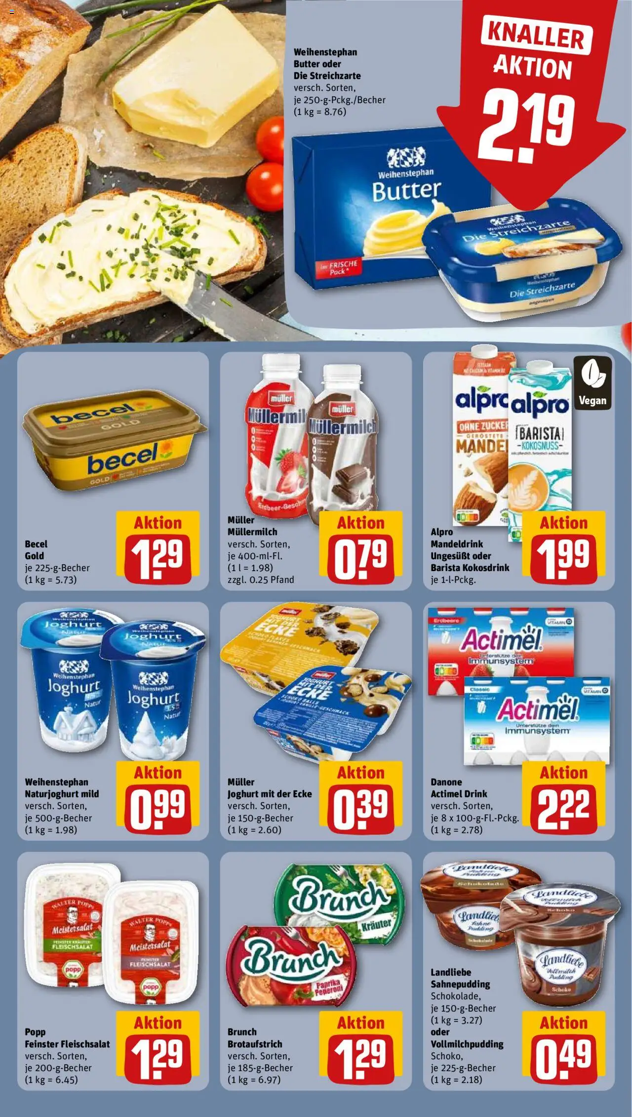 Rewe ihr Kaufpark Prospekt 	 – gültig ab 29.09.2025 | Seite: 13 | Produkte: Actimel, Paprika, Zucker, Müllermilch