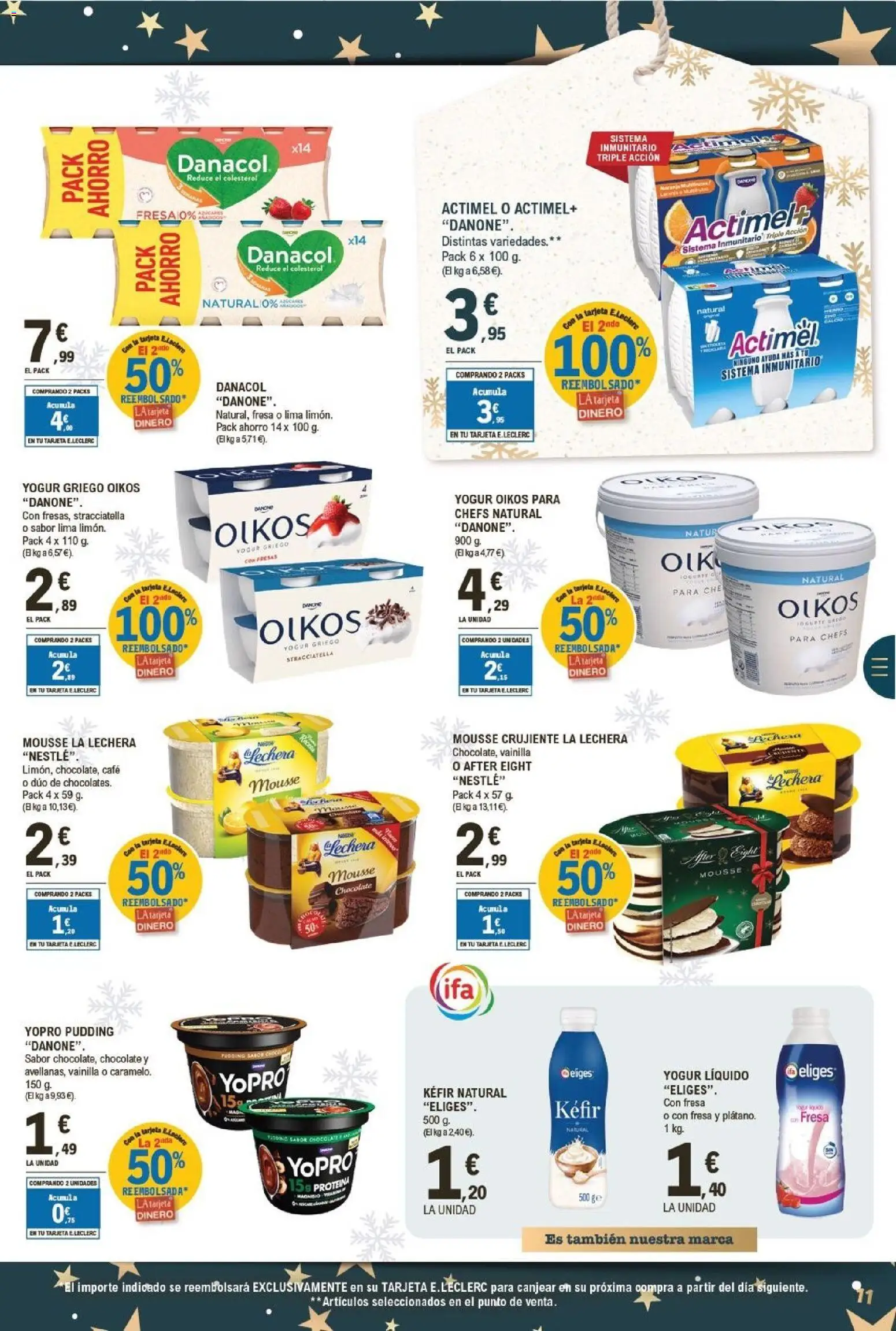 E.Leclerc folleto │ válido desde el 26.12.2025 | Página: 11 | Productos: Café, Chocolate, Μαγειρική εστία, Fresas
