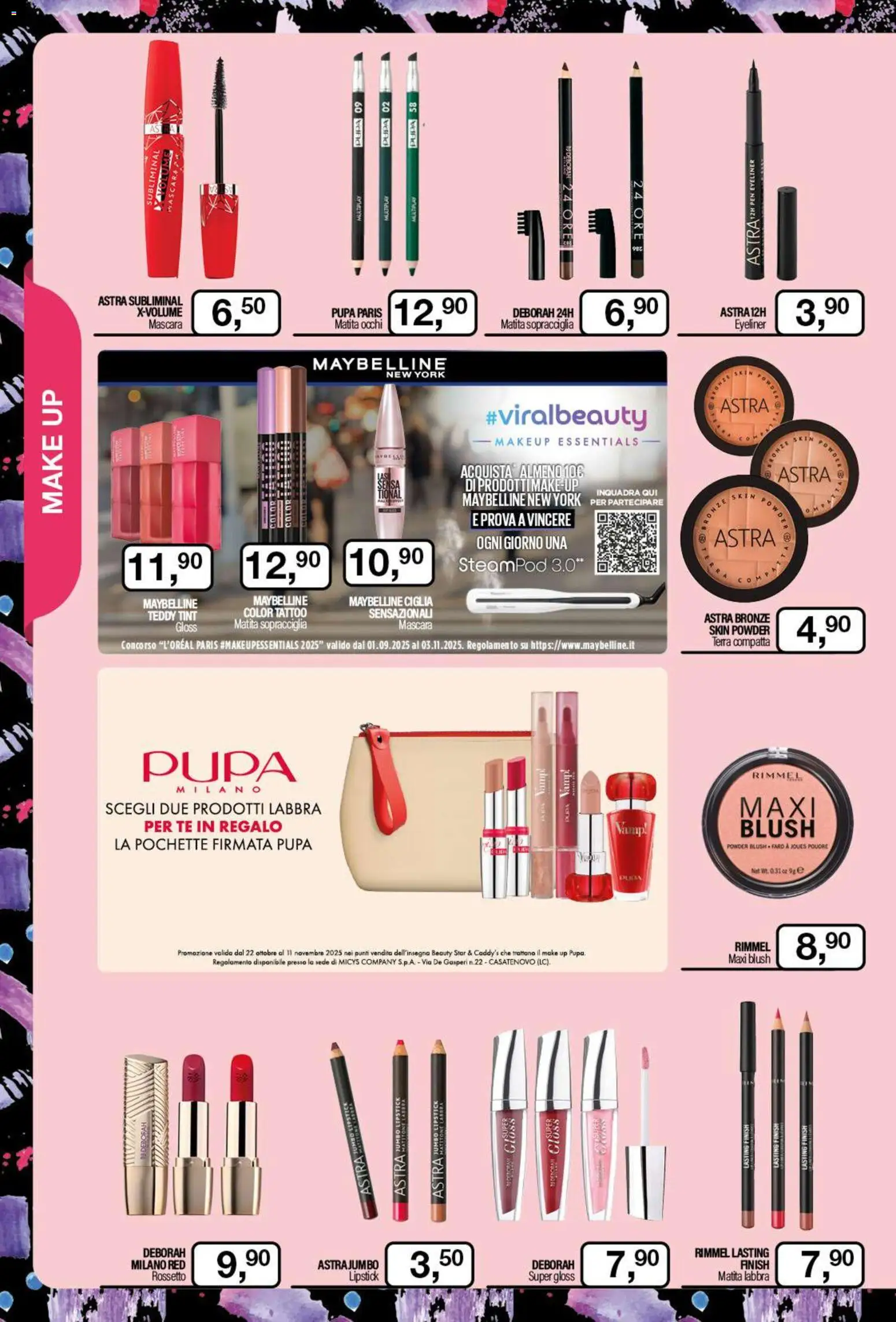 Volantino Caddy's del 23.10.2025 | Pagina: 8 | Prodotti: Mascara, Rossetto, Tè, Terra