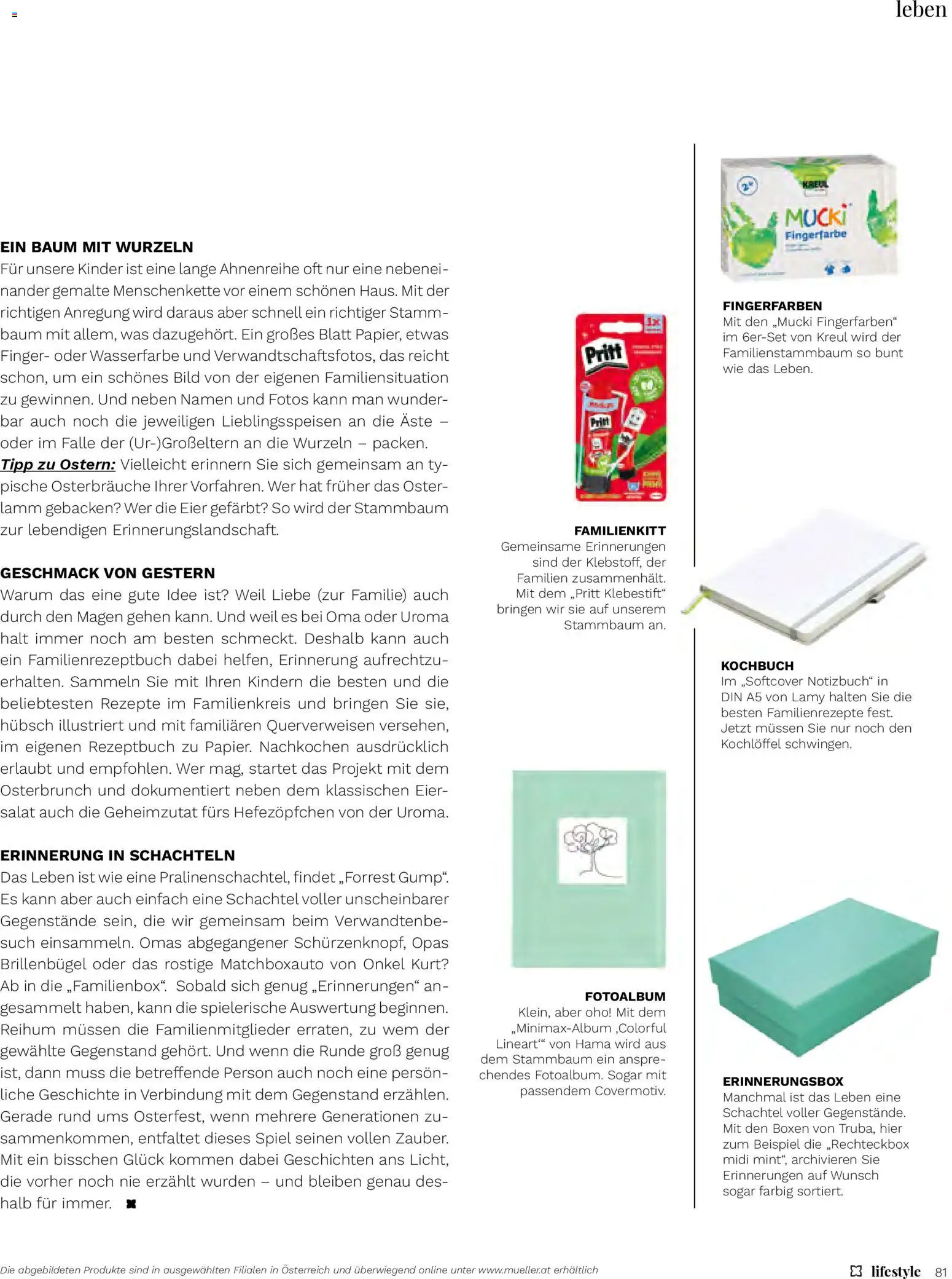 Müller Magazine Lifestyle 2/26 gültig ab 01.03.2026 | Seite: 81 | Produkte: Salat, Notizbuch, Spiel, Eier