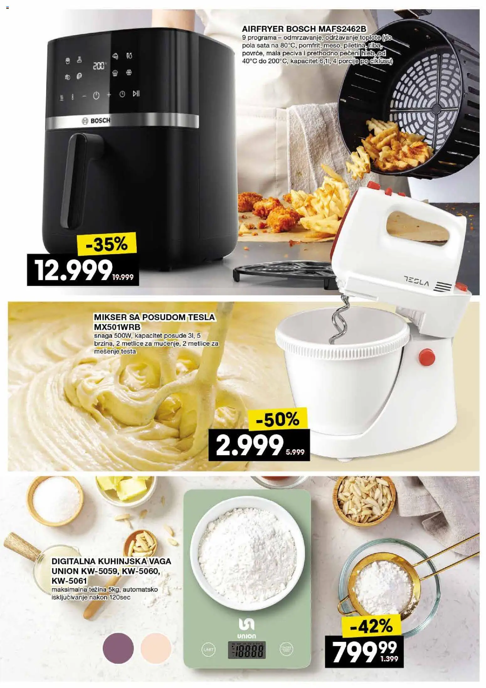 Idea katalog - važi od 15.01.2026 | Strana: 19 | Proizvode: Bosch, Mikser, Vaga, Kuhinjska vaga