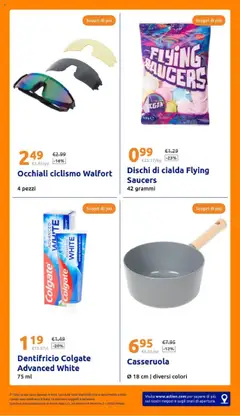 Volantino Action del 30.07.2025 | Pagina: 30 | Prodotti: Dentifricio, Occhiali, Casseruola